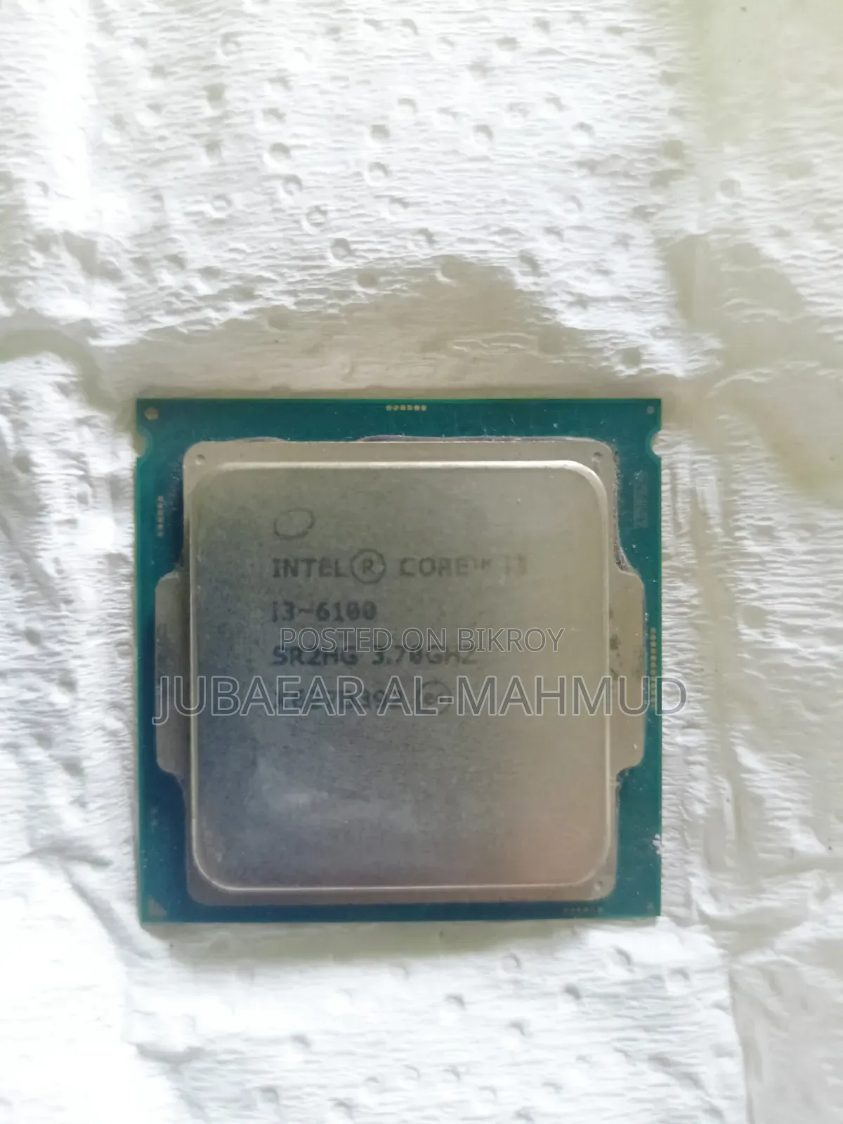 Intel Core I3-6100