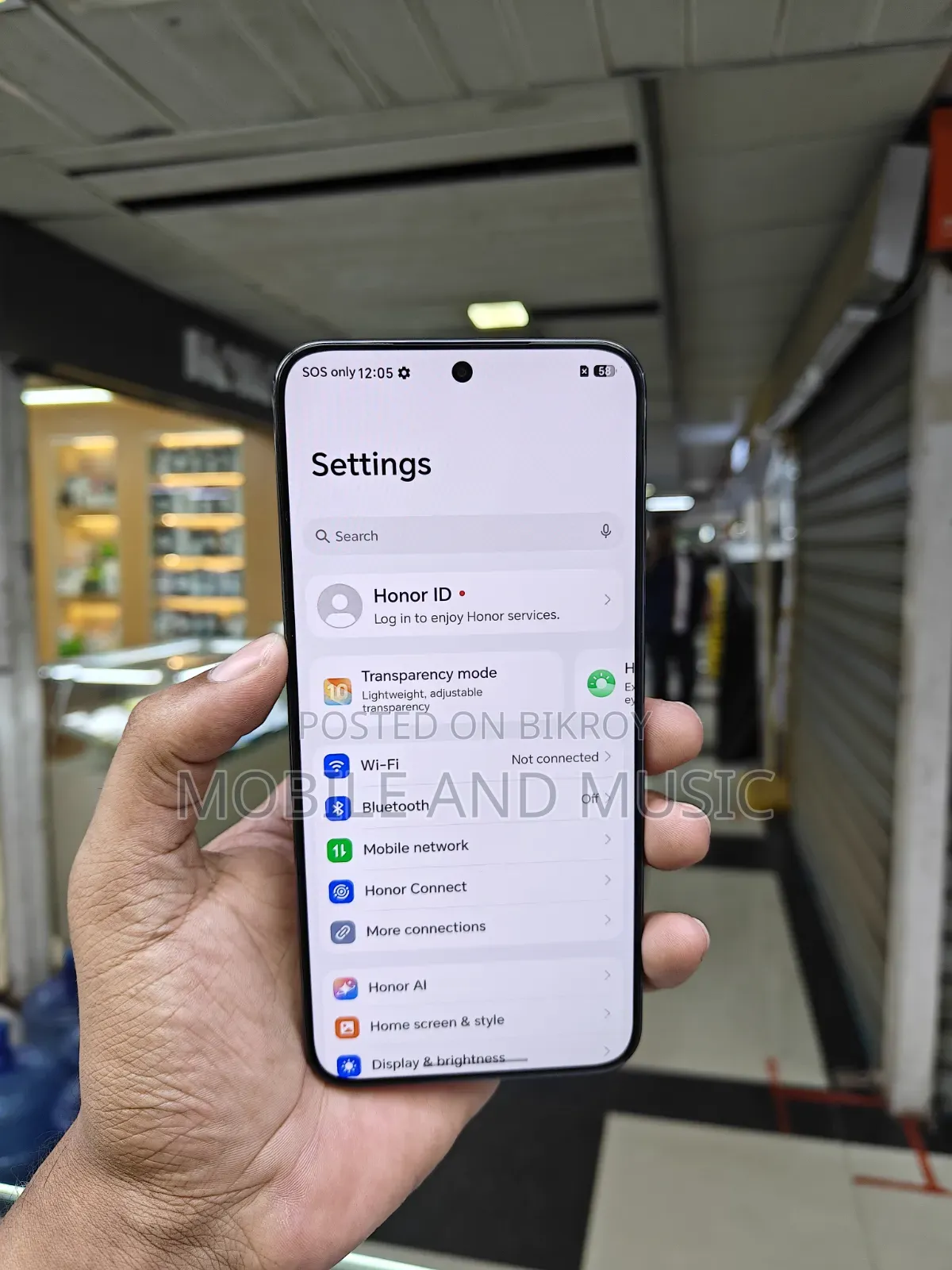 Honor X9d ২৫৬ জিবি কালো