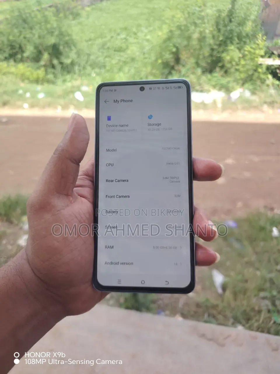 Tecno Camon 20 256 GB Blue