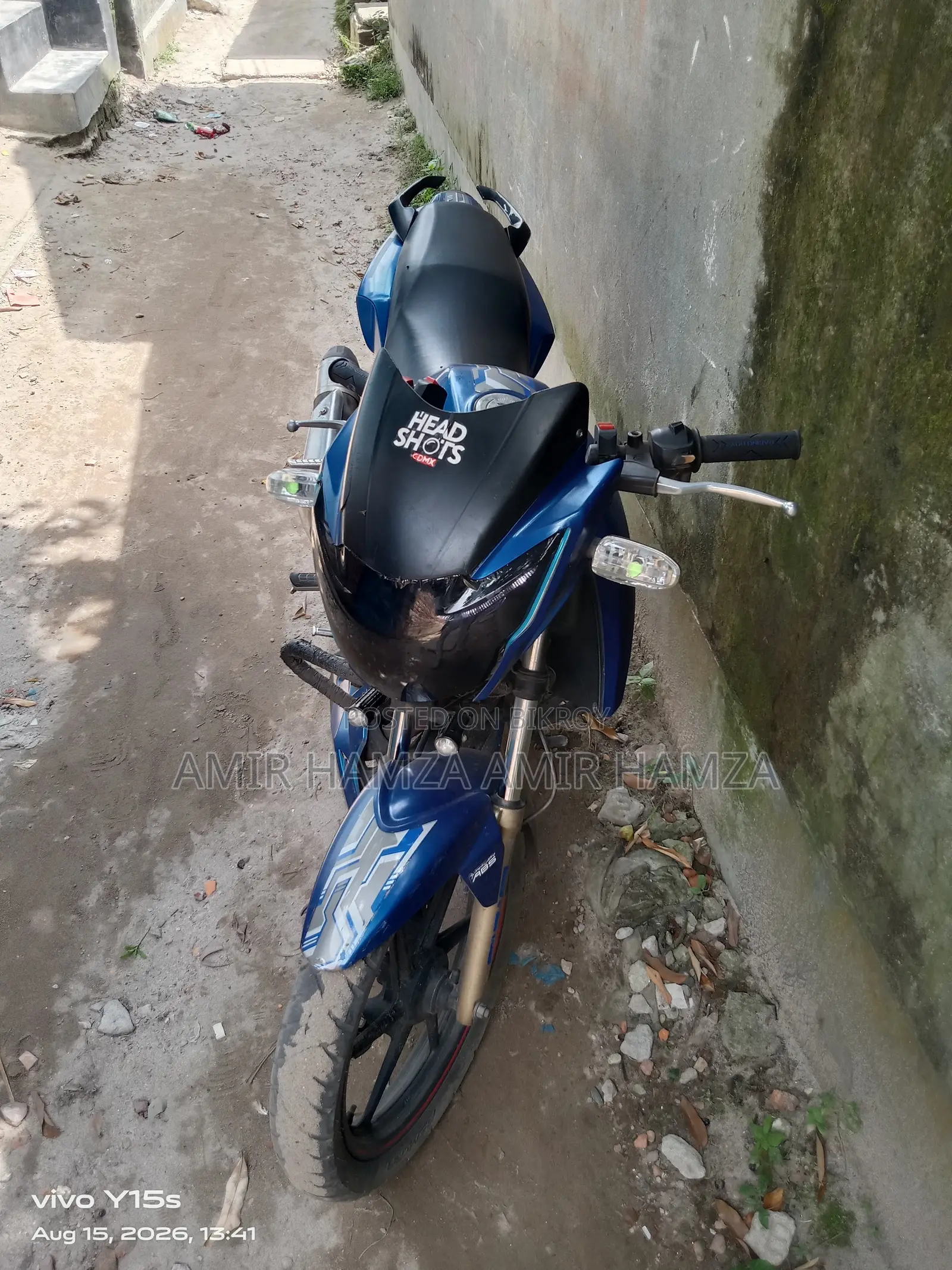 TVS Apache RTR 160 2V 2018 Blue