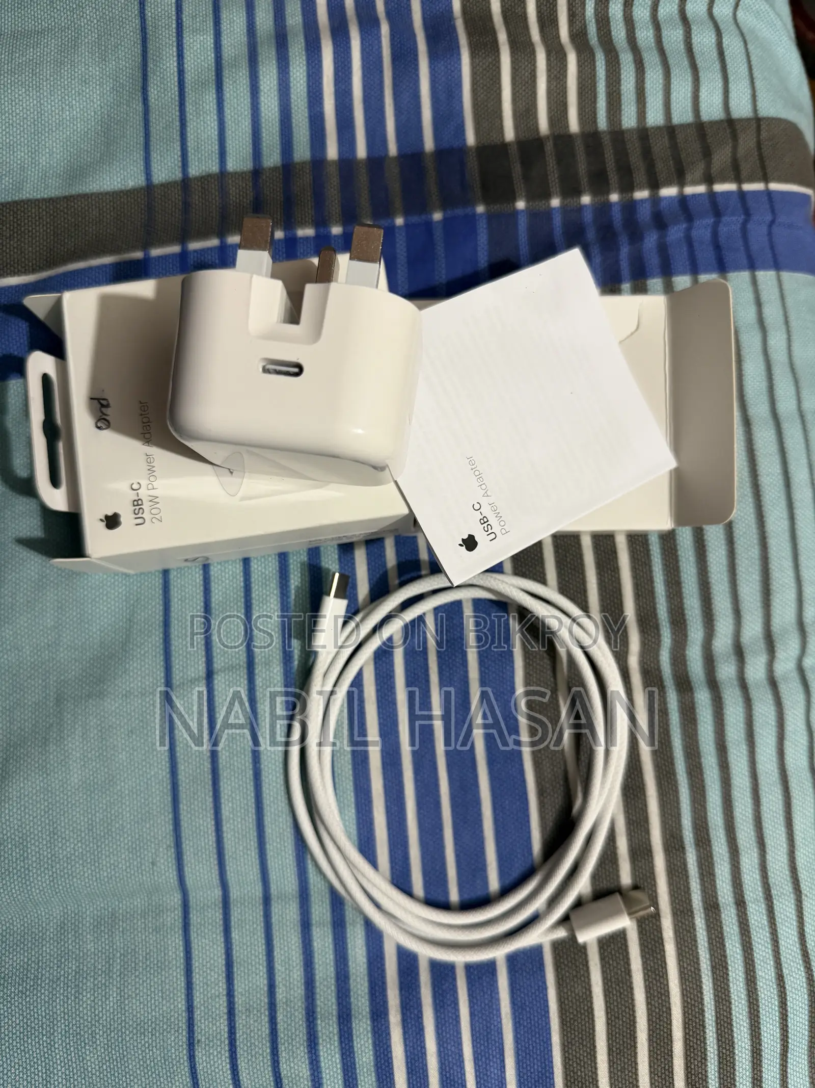 Apple 20W Adapter + Original Cable