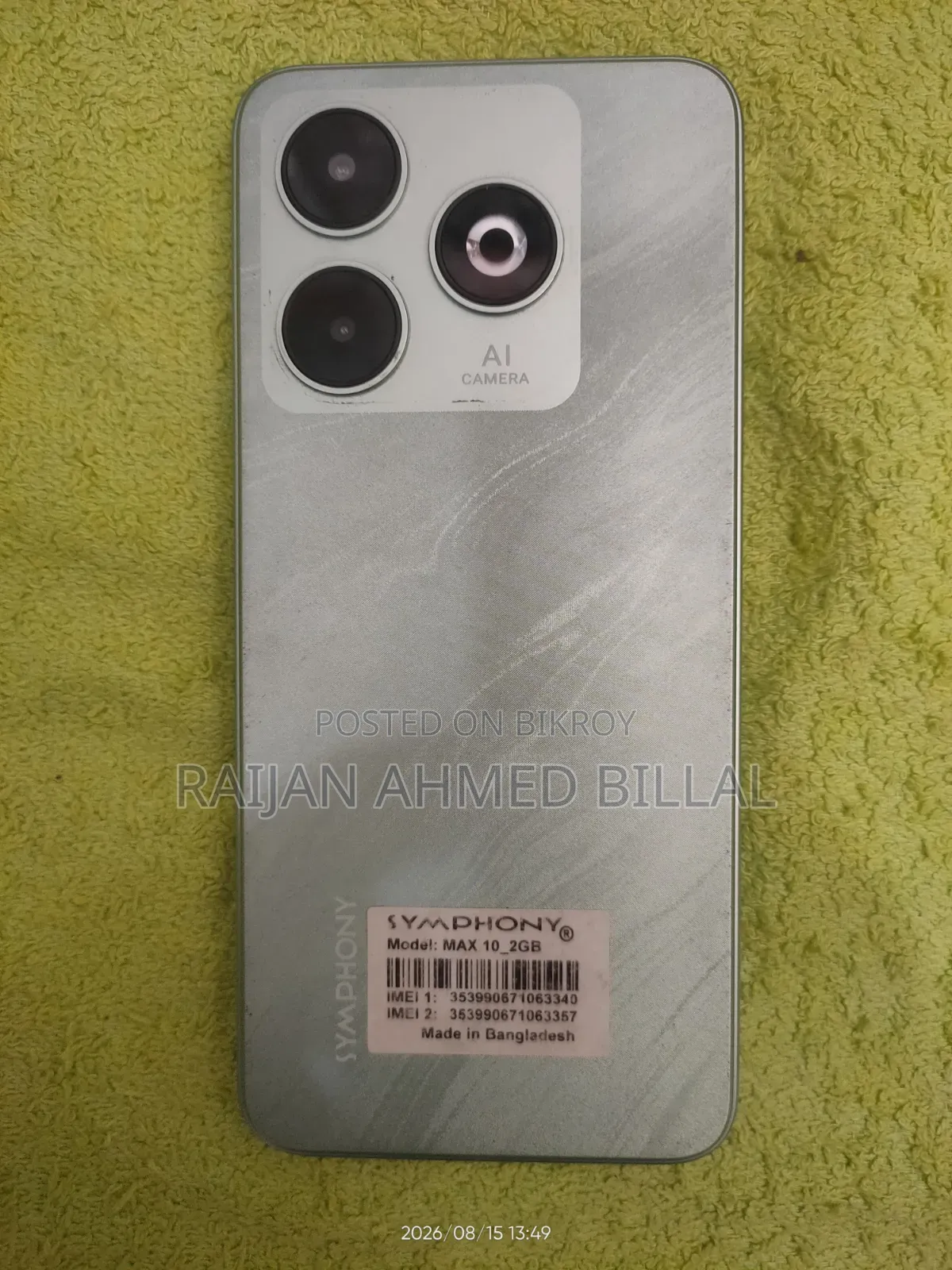 Symphony MAX 10 32 GB Gray