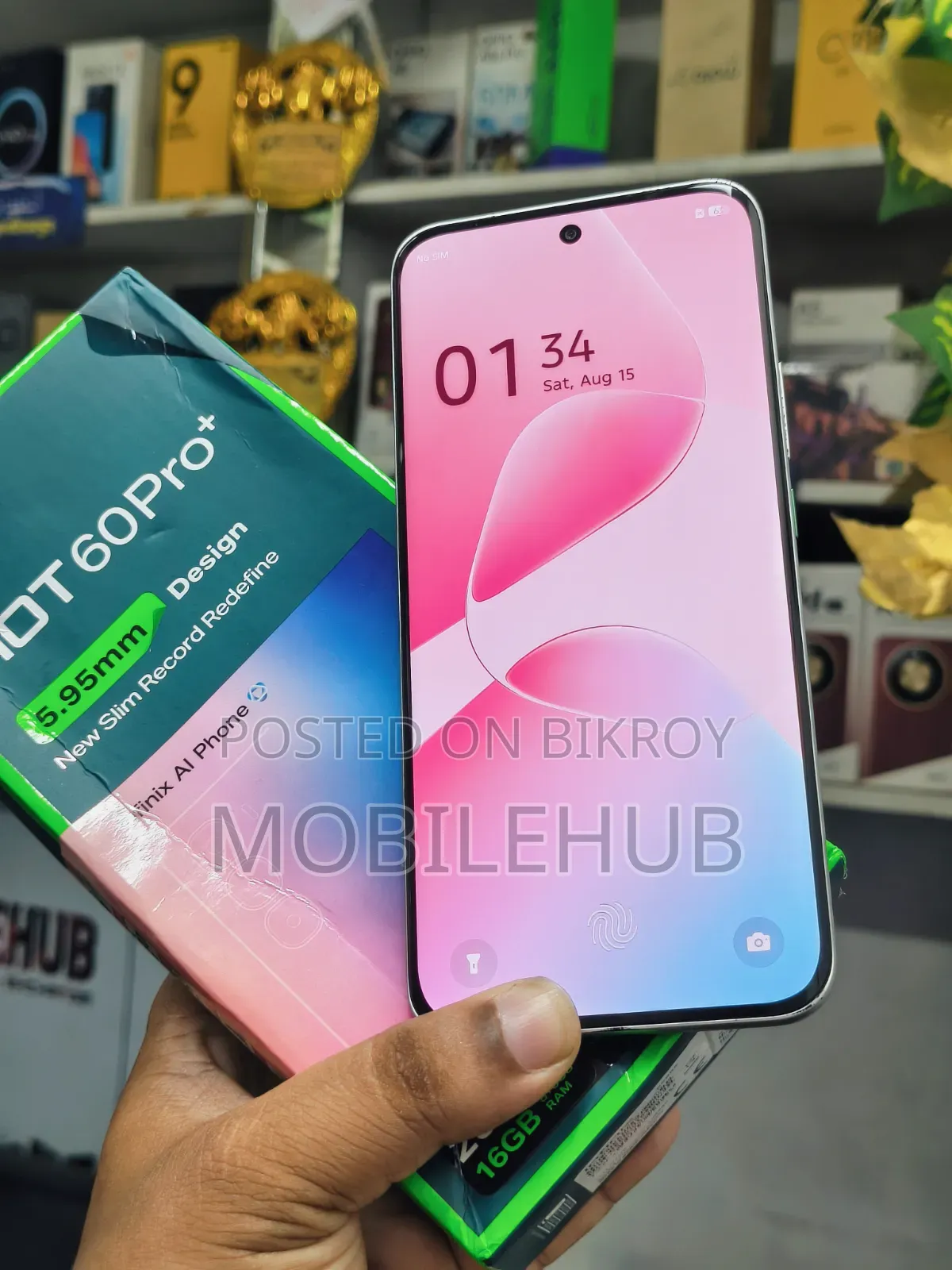 Infinix Hot 60 Pro+ 256 GB Silver
