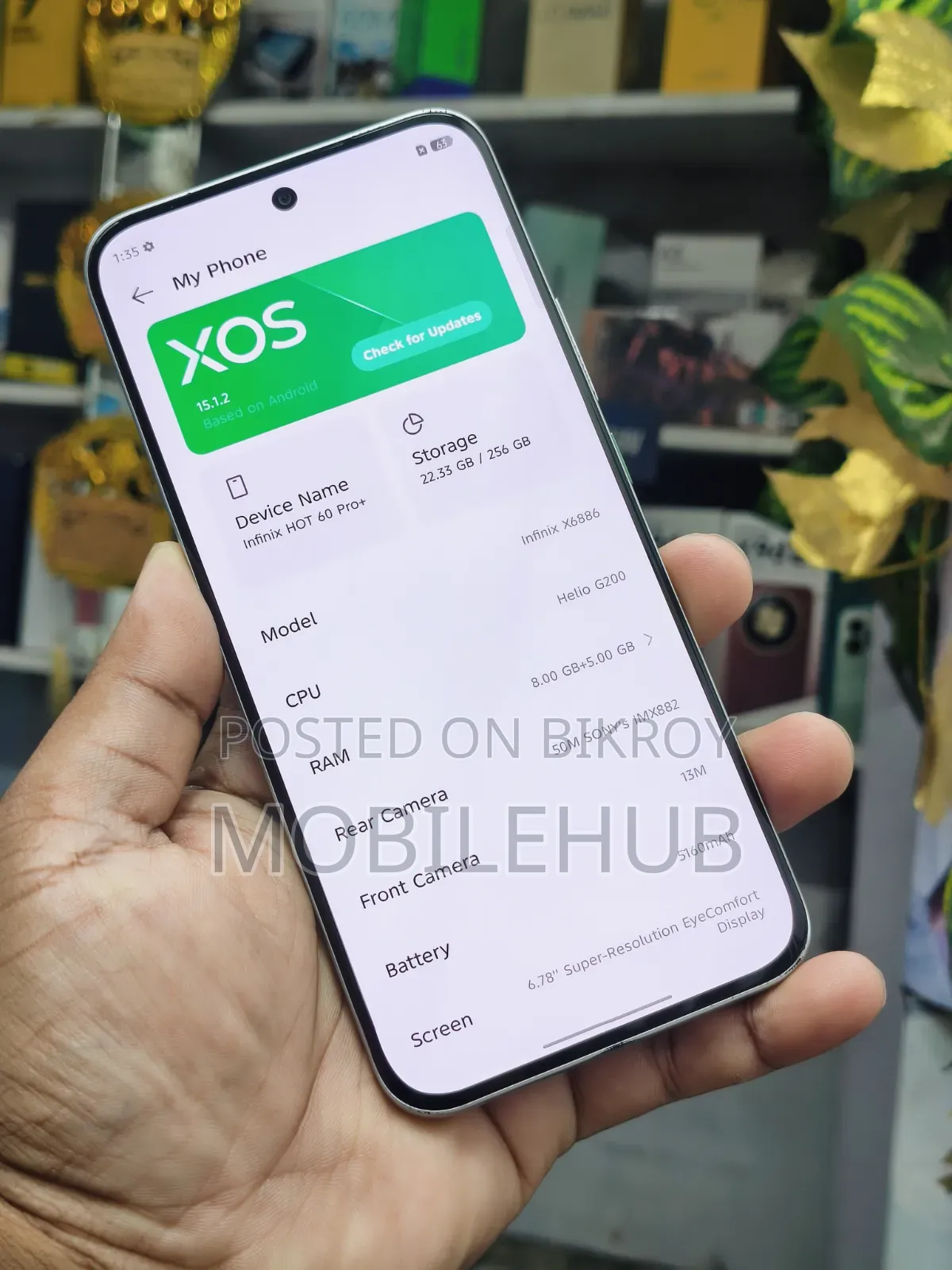 Infinix Hot 60 Pro+ 256 GB Silver