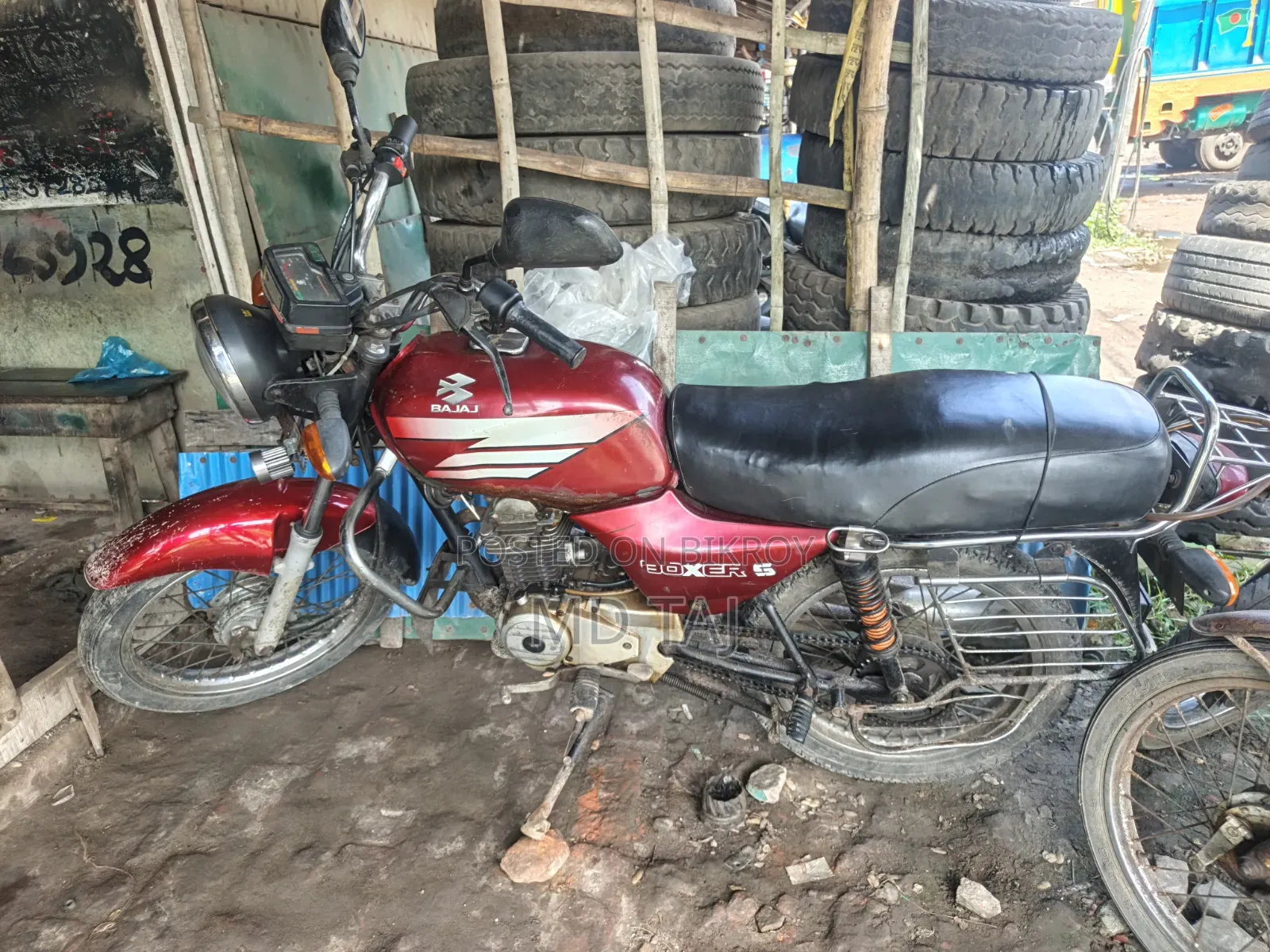 Bajaj Boxer 100 2014 Red