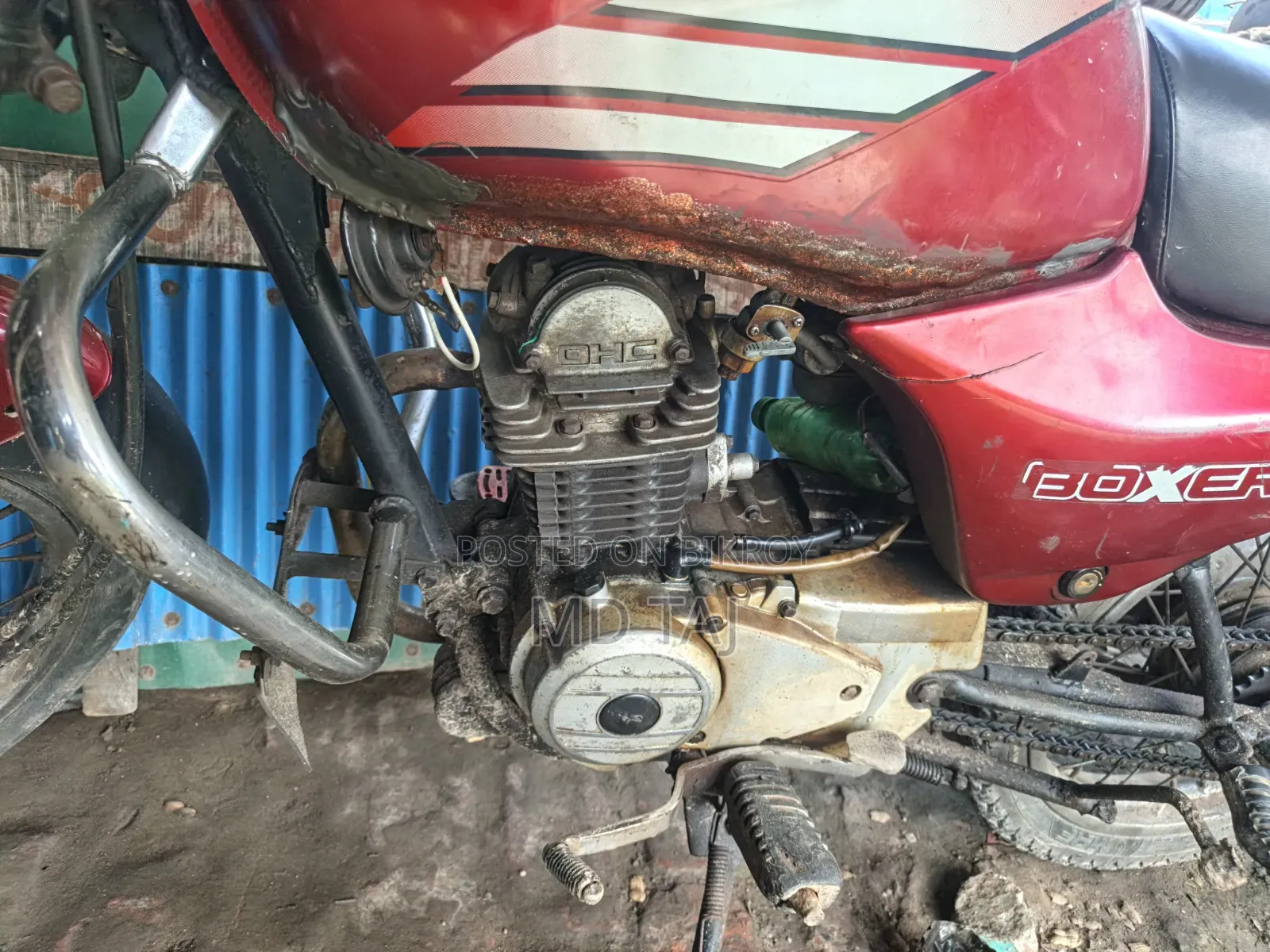 Bajaj Boxer 100 2014 Red
