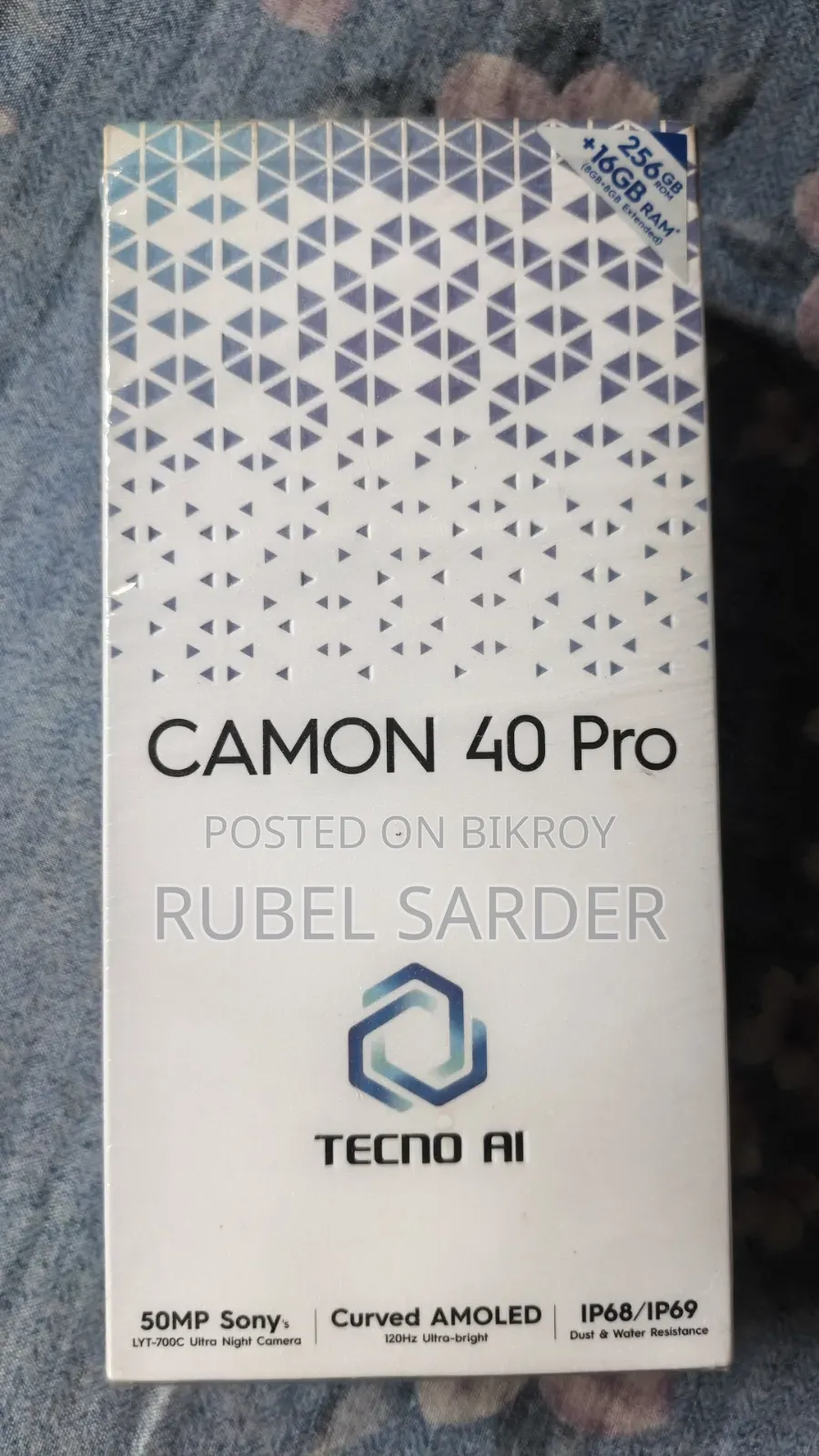 Tecno Camon 40 Pro 4G 256 GB White