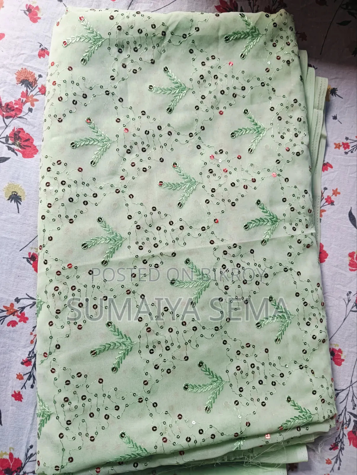 Embroidery Yard Fabric