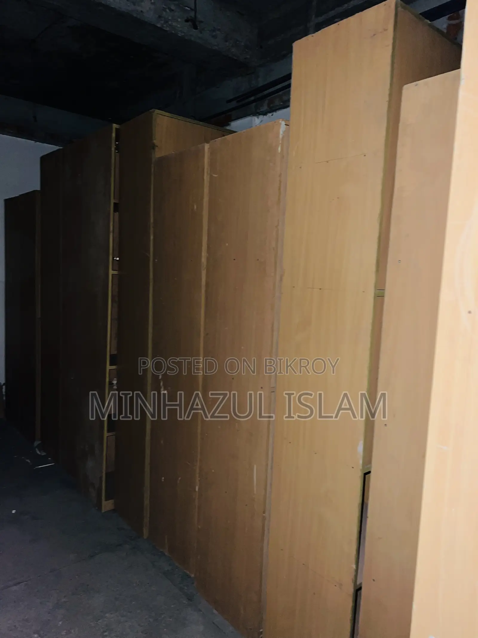 7 Office Tables and 5 File Cabinets for Sale