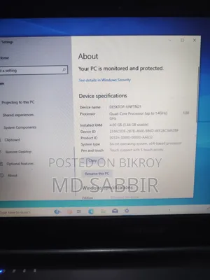 Laptop Samsung 4GB Intel Core i3 SSD 128GB