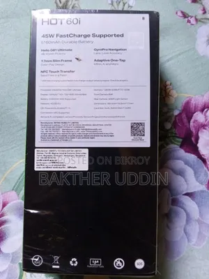 New Infinix Hot 60i 128 GB Black