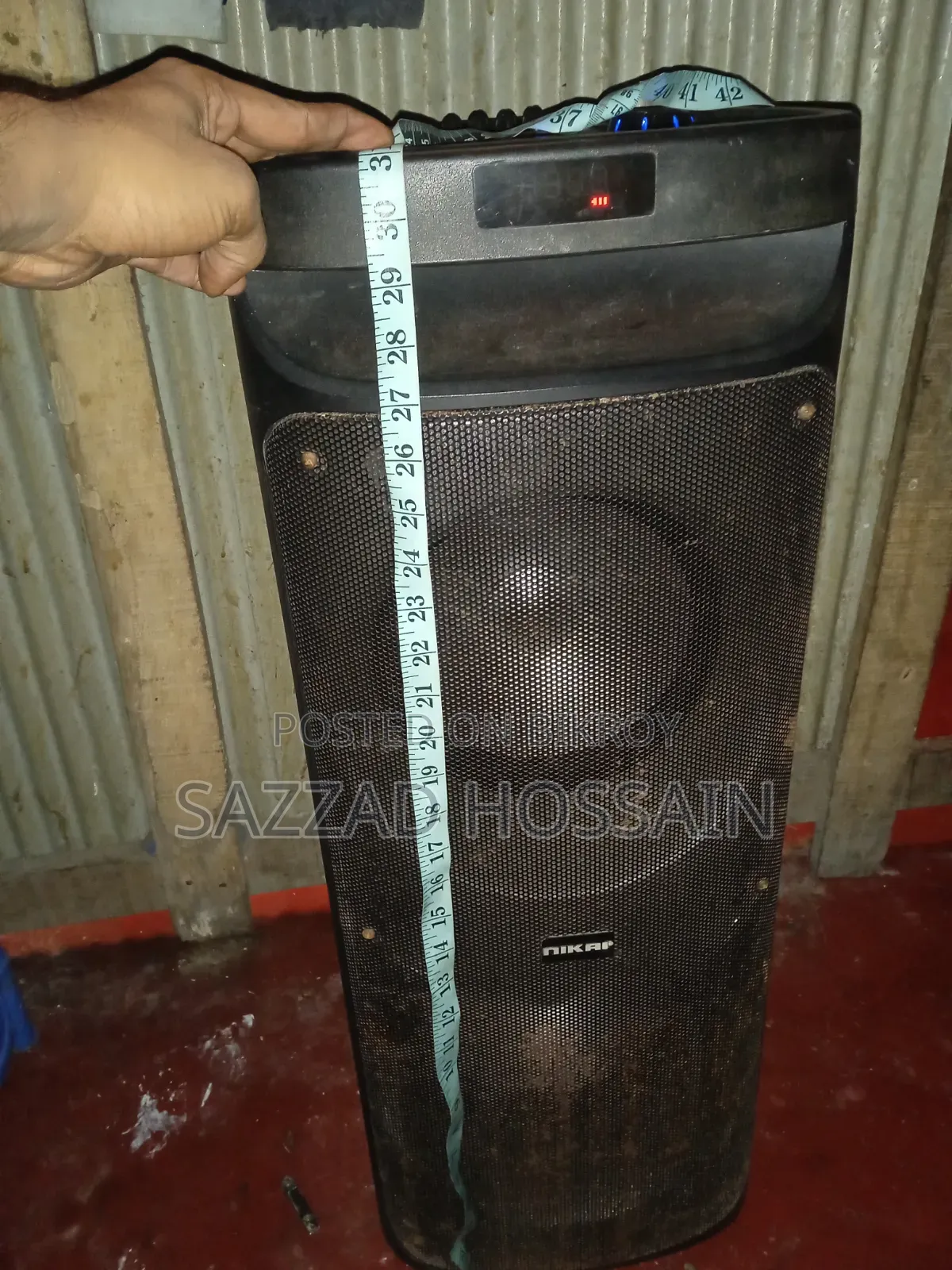 নিকাই ১০" এক্স ২ রিচার্জেবল স্পিকার