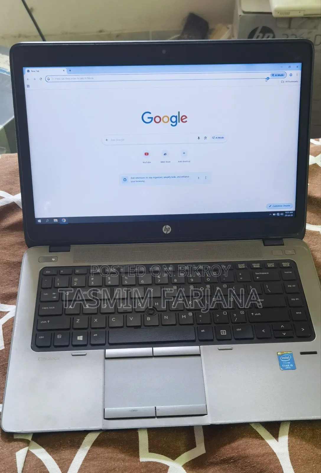HP EliteBook 840 Laptop 6GB RAM Intel Core i5 128GB SSD