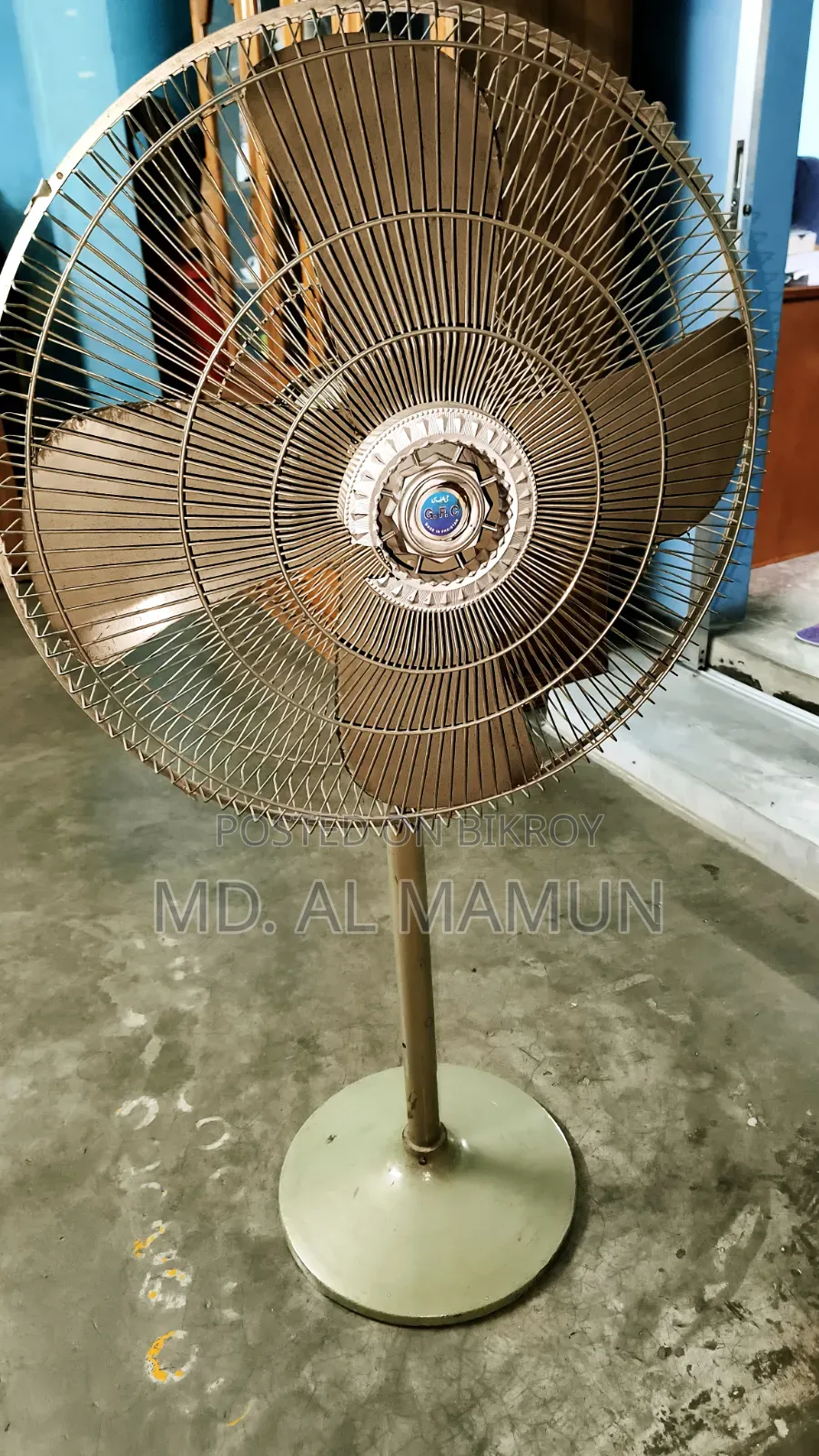 GFC 24" Pedestal Stand Fan (Used), Original Made in Pakistan