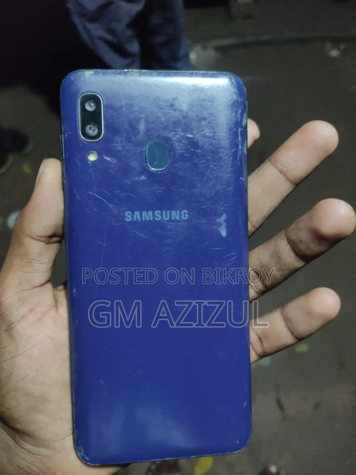 স্যামসাং গ্যালাক্সি এ২০ ৩২ জিবি নীল