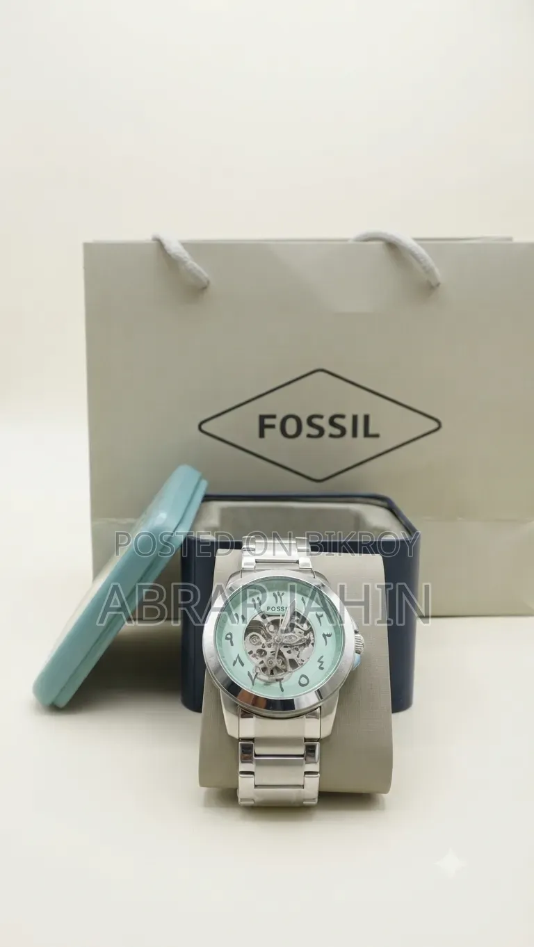 Fossil Townsman Automatic Skeleton Arabic Dial Casual Watch - ME3073