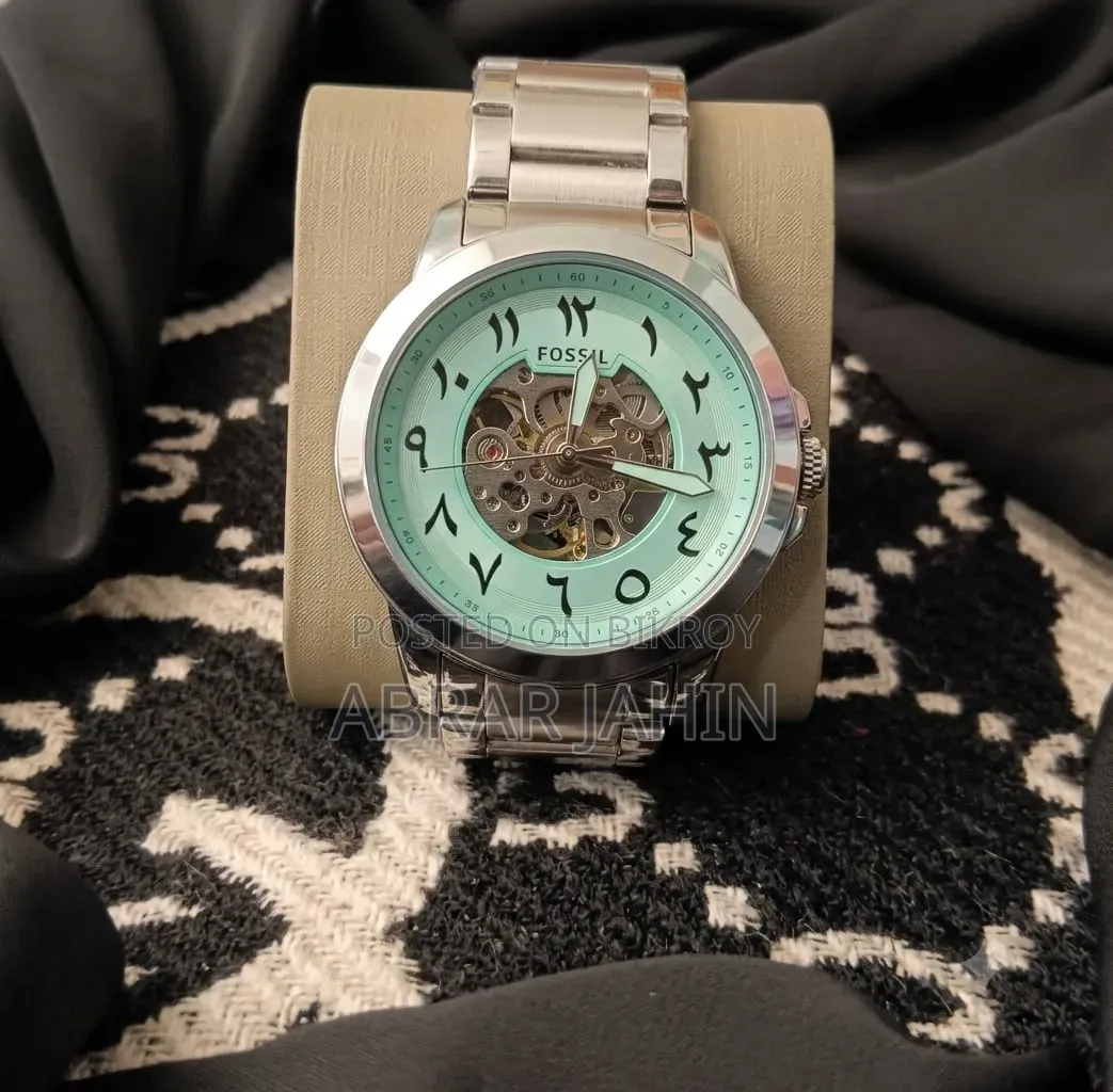 Fossil Townsman Automatic Skeleton Arabic Dial Casual Watch - ME3073