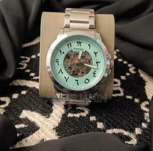 Fossil Townsman Automatic Skeleton Arabic Dial Casual Watch - ME3073