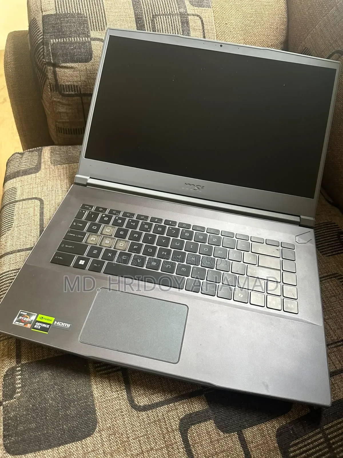 Laptop MSI MSI Sword 15 16GB AMD Ryzen 5 SSD 512GB