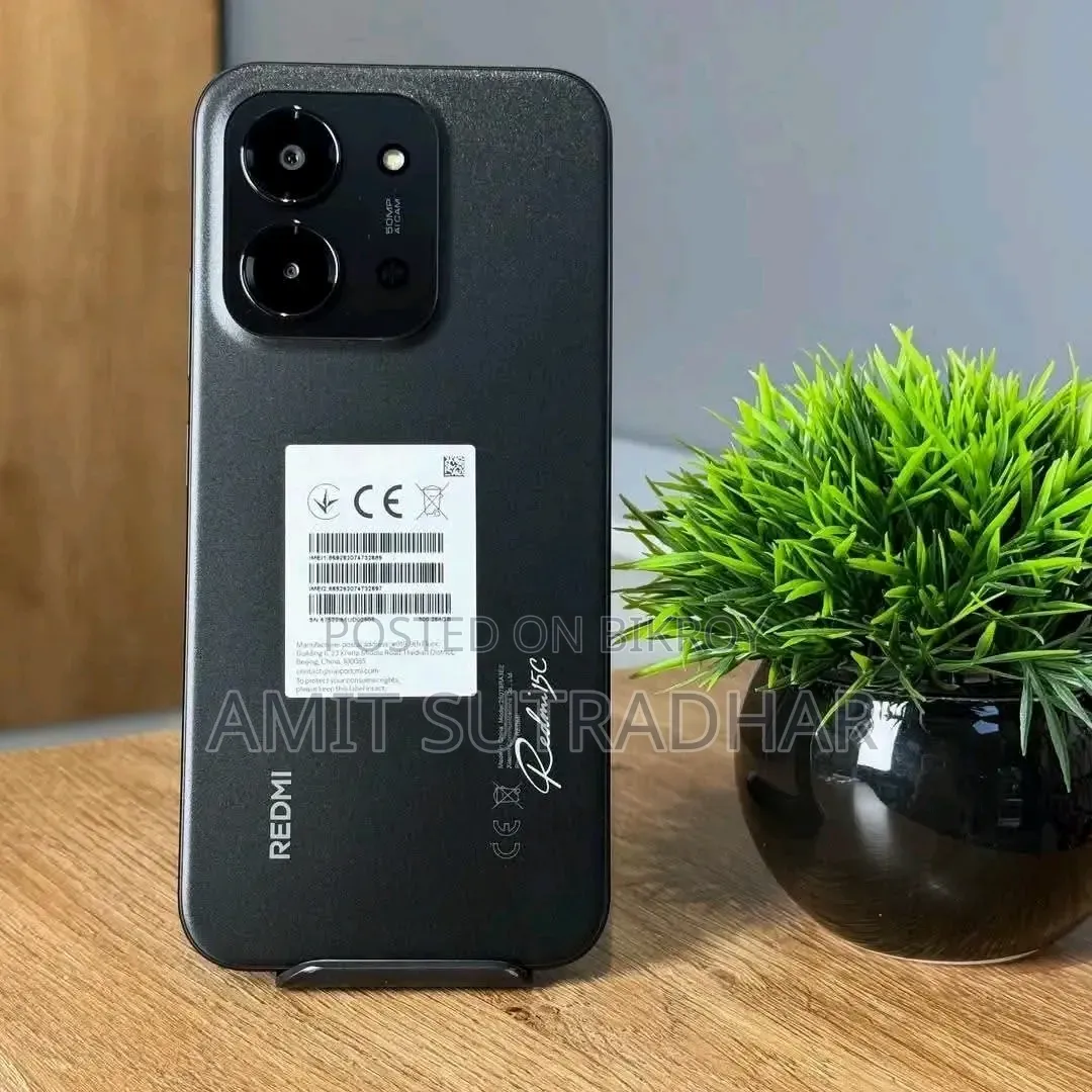 নতুন শাওমি রেডমি ১৫সি ১২৮ জিবি কালো