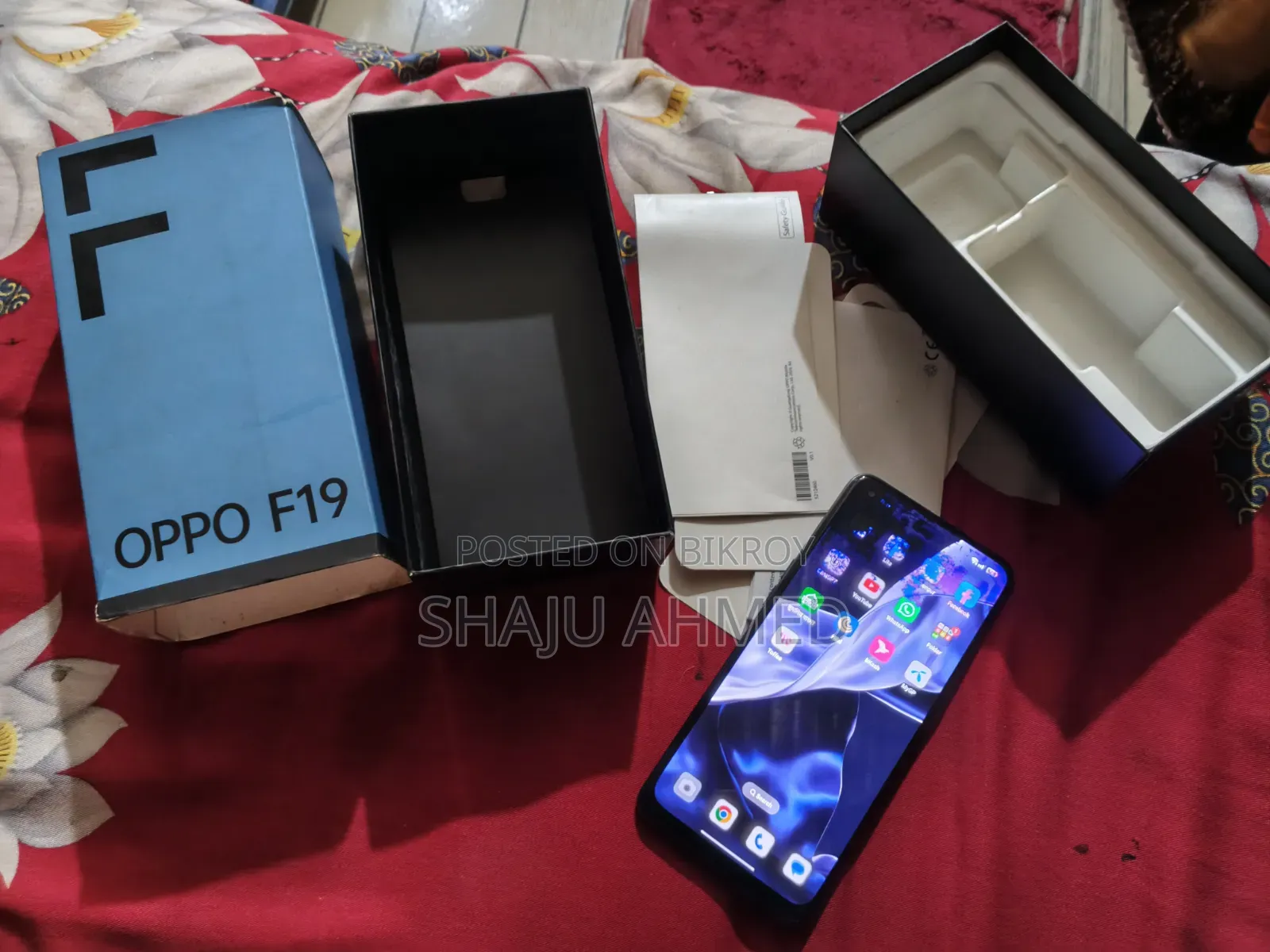 অপ্পো এফ১৯এস ১২৮ জিবি ব্লু