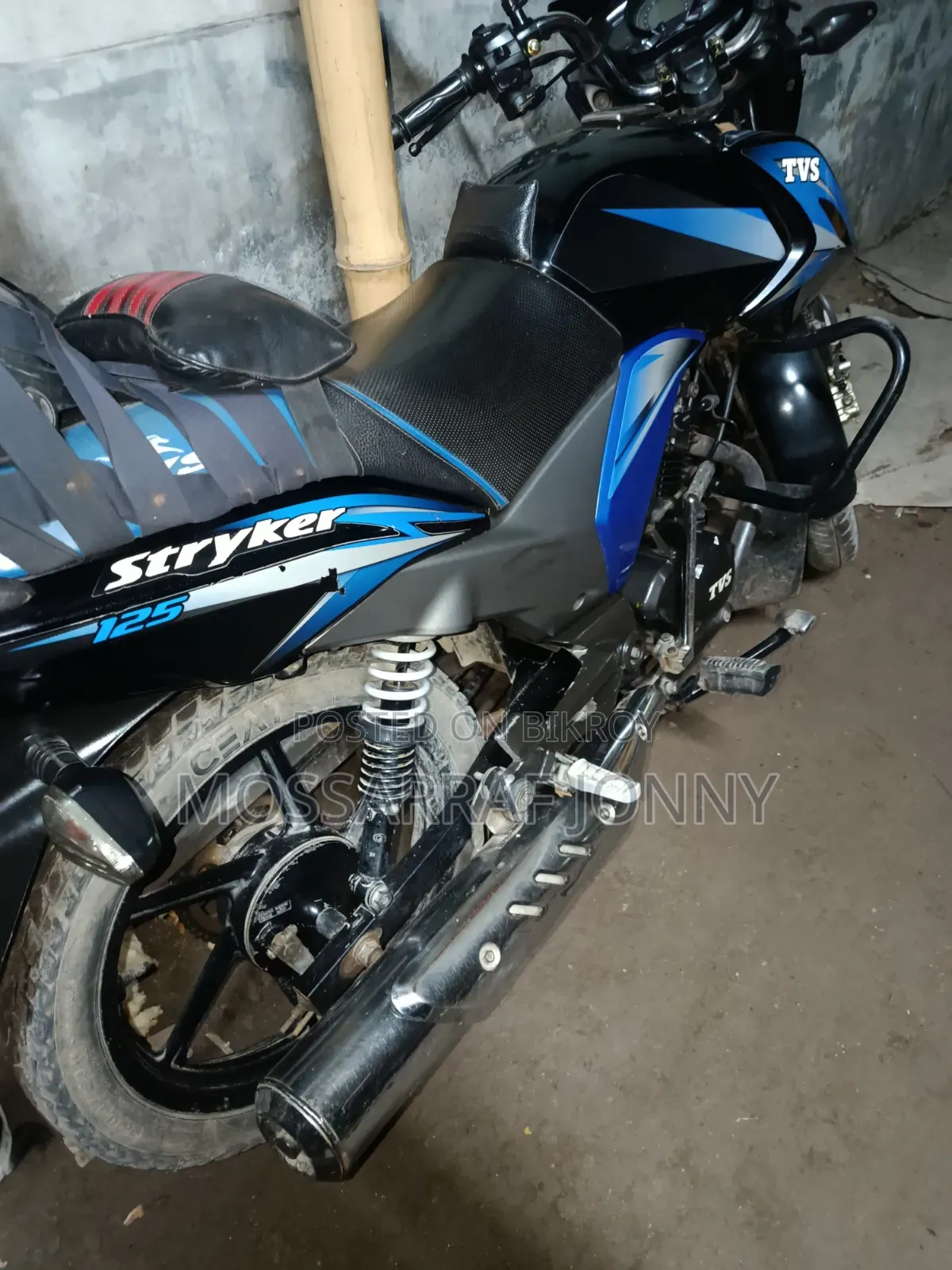 TVS Stryker 125 2019 Blue