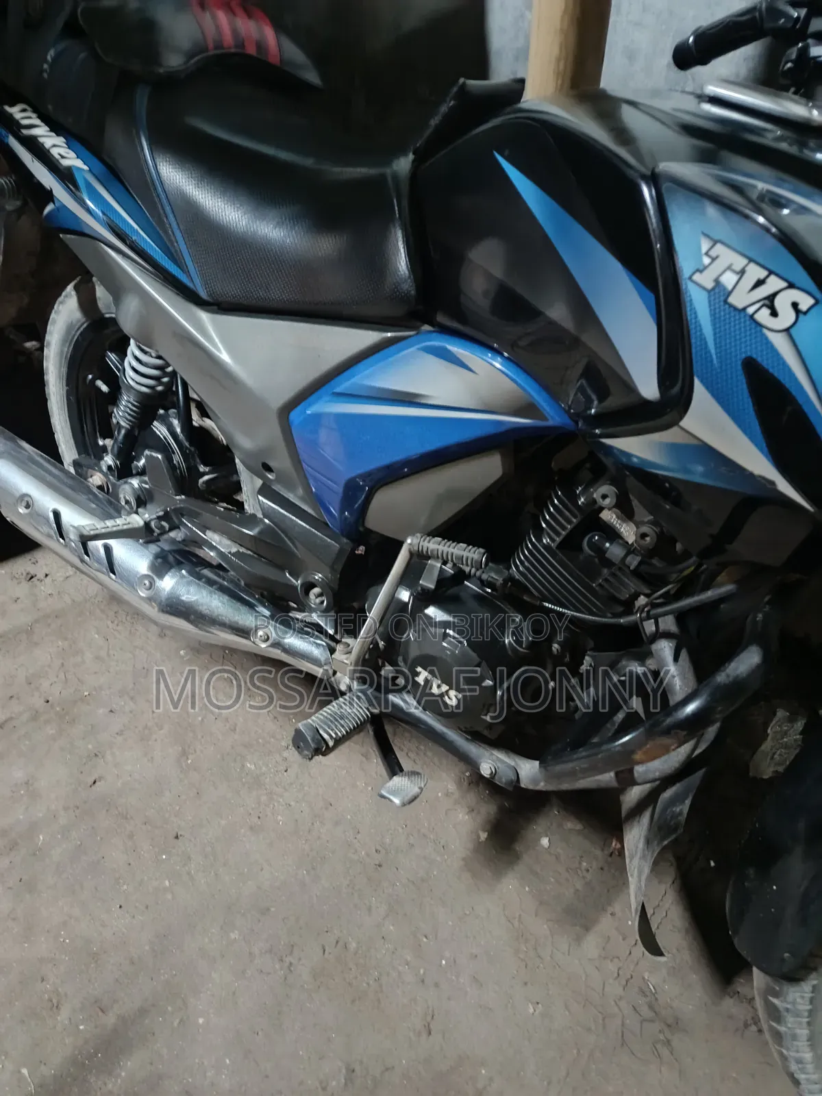 TVS Stryker 125 2019 Blue