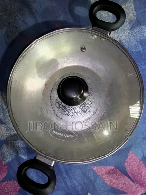 কিয়াম ৩০ সেমি অ্যালুমিনিয়াম কড়াই গ্লাস লিডসহ (ইনডাকশন বটম)
