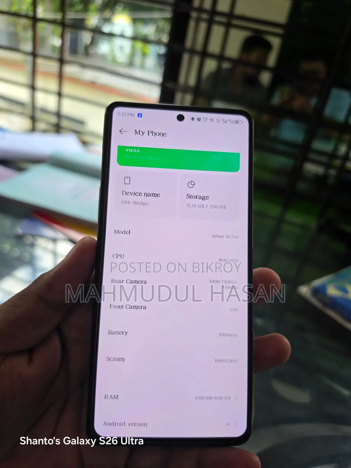 Infinix Note 30 Pro 256 GB Gold