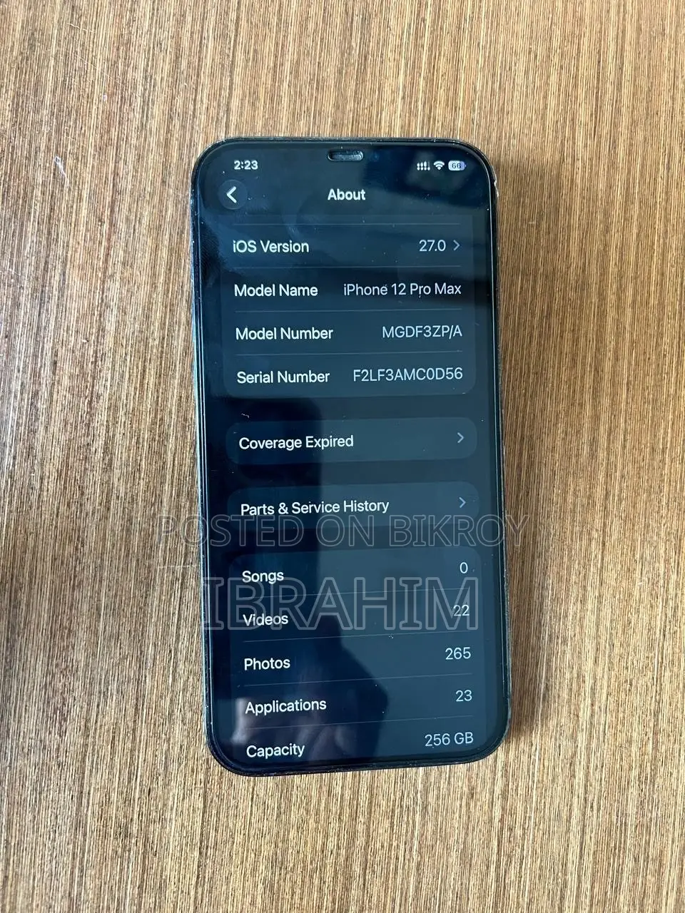 Apple iPhone 12 Pro Max 256 GB Blue