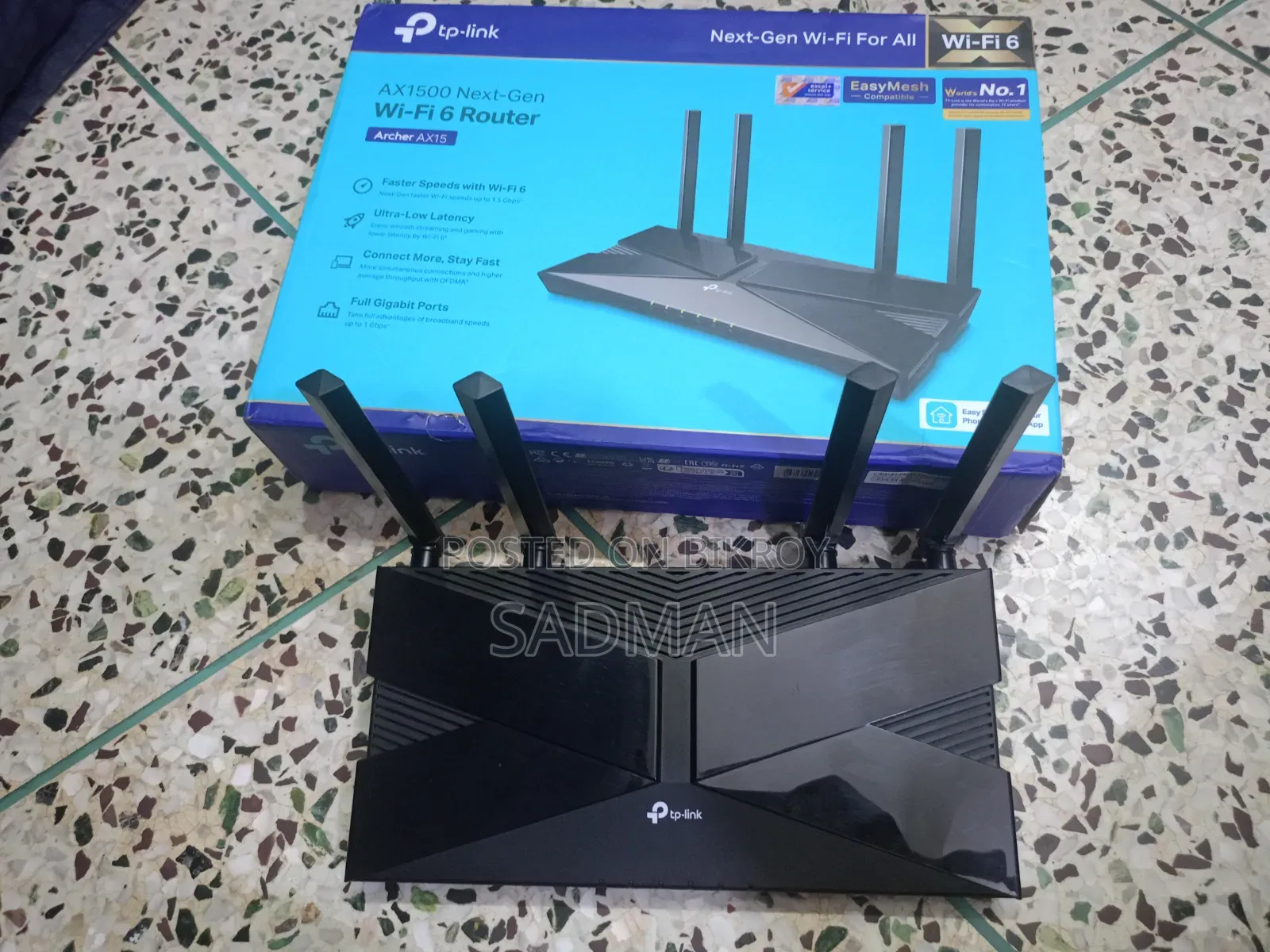 TP Link WiFi 6 Archer AX15 Router