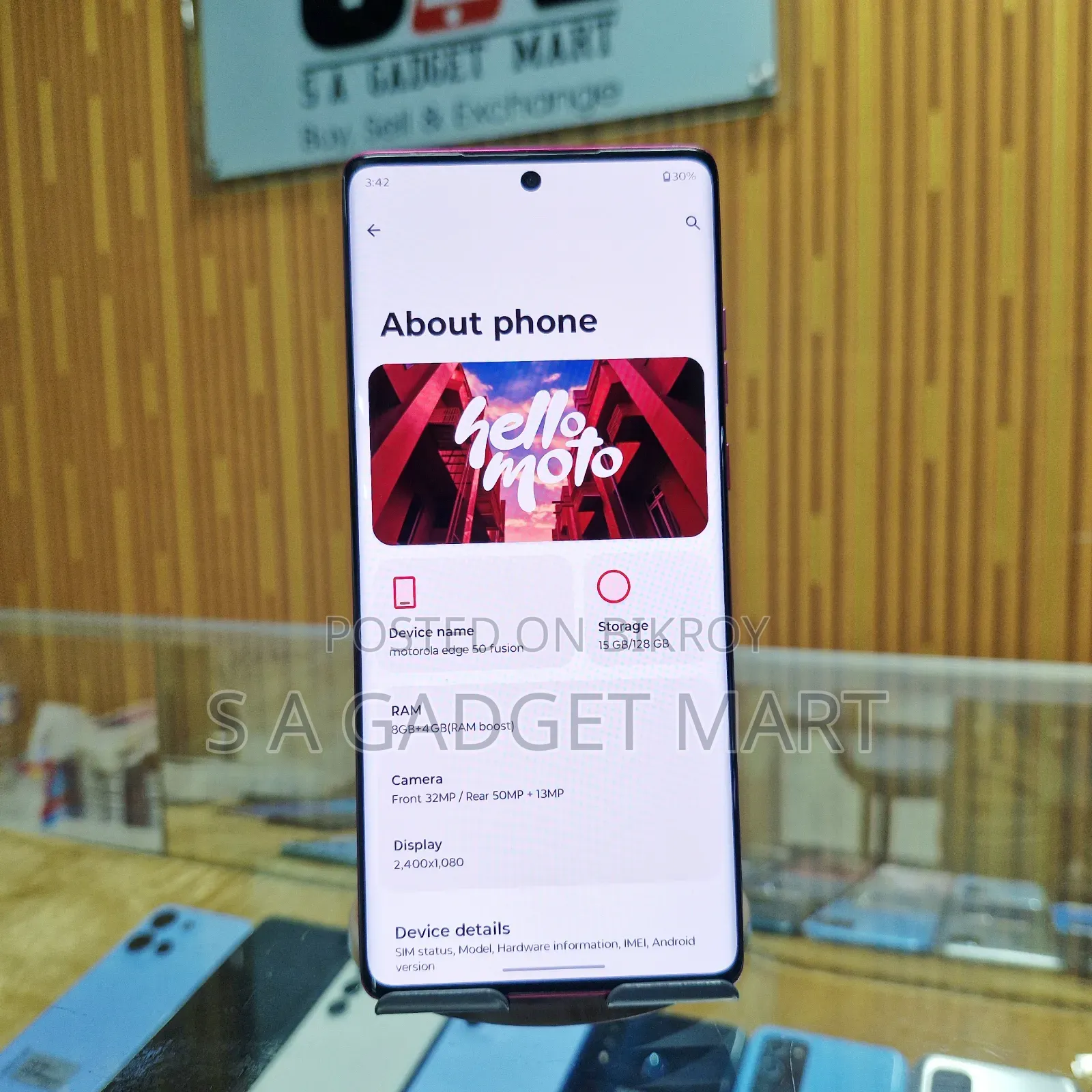 Motorola Edge 50 Fusion 128 GB Pink