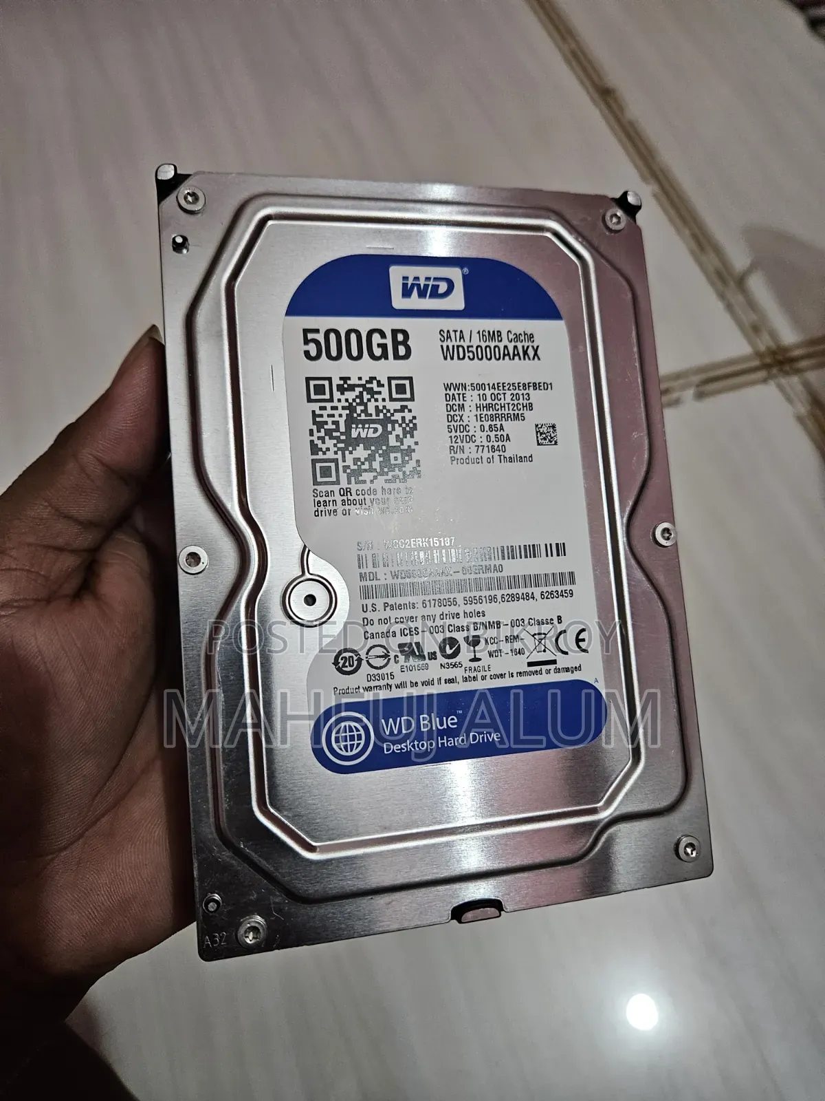 500GB Hard Disk
