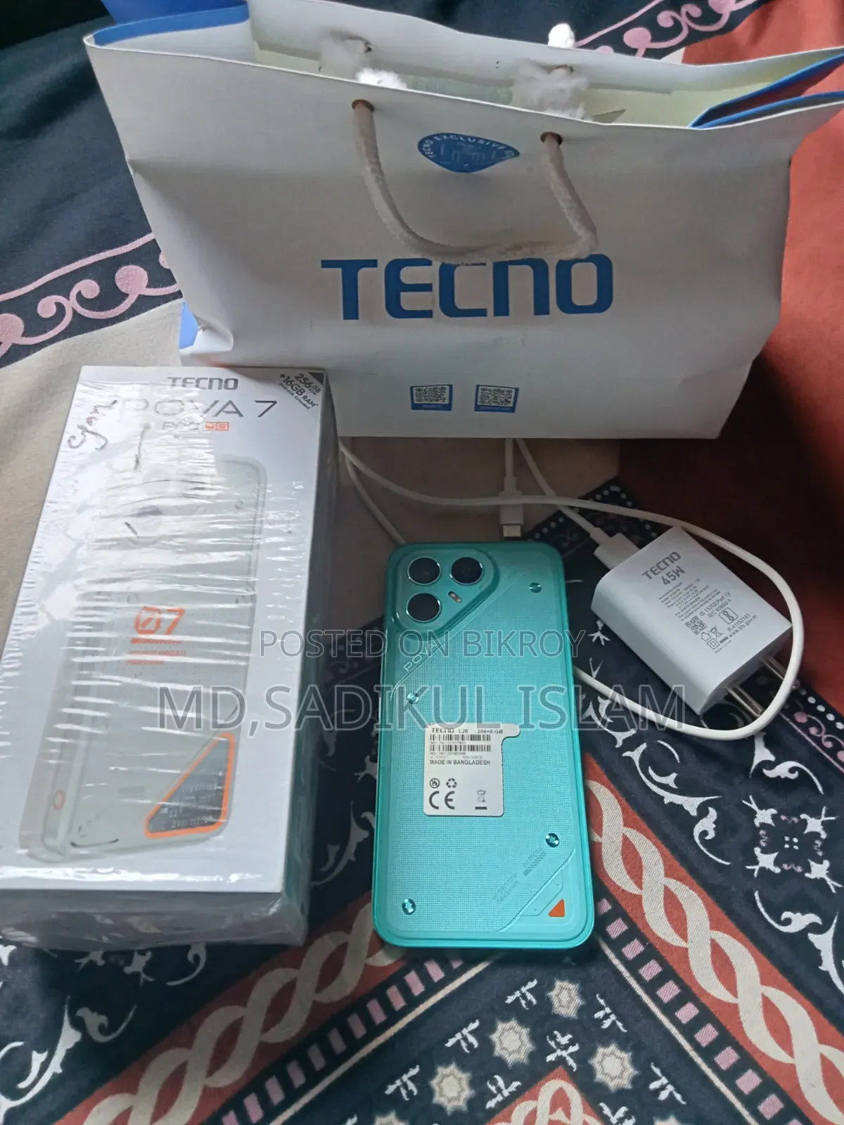 Tecno Pova 7 Pro 5G 256 GB Blue