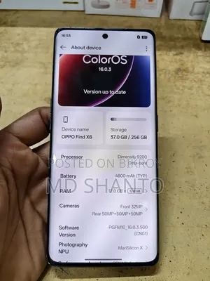 New Oppo Find X6 256 GB Black