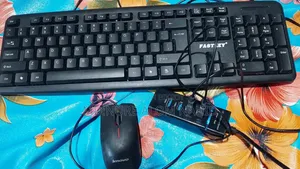 (কিবোর্ড - ফাস্টকি)(মাউস - লেনোভো)
 (ইউএসবি হাব - ৪ পোর্ট ইউএসবি ৩.০ হাব)