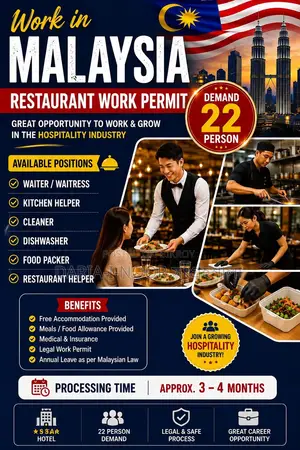Restaurant Work Permit in Malaysia
