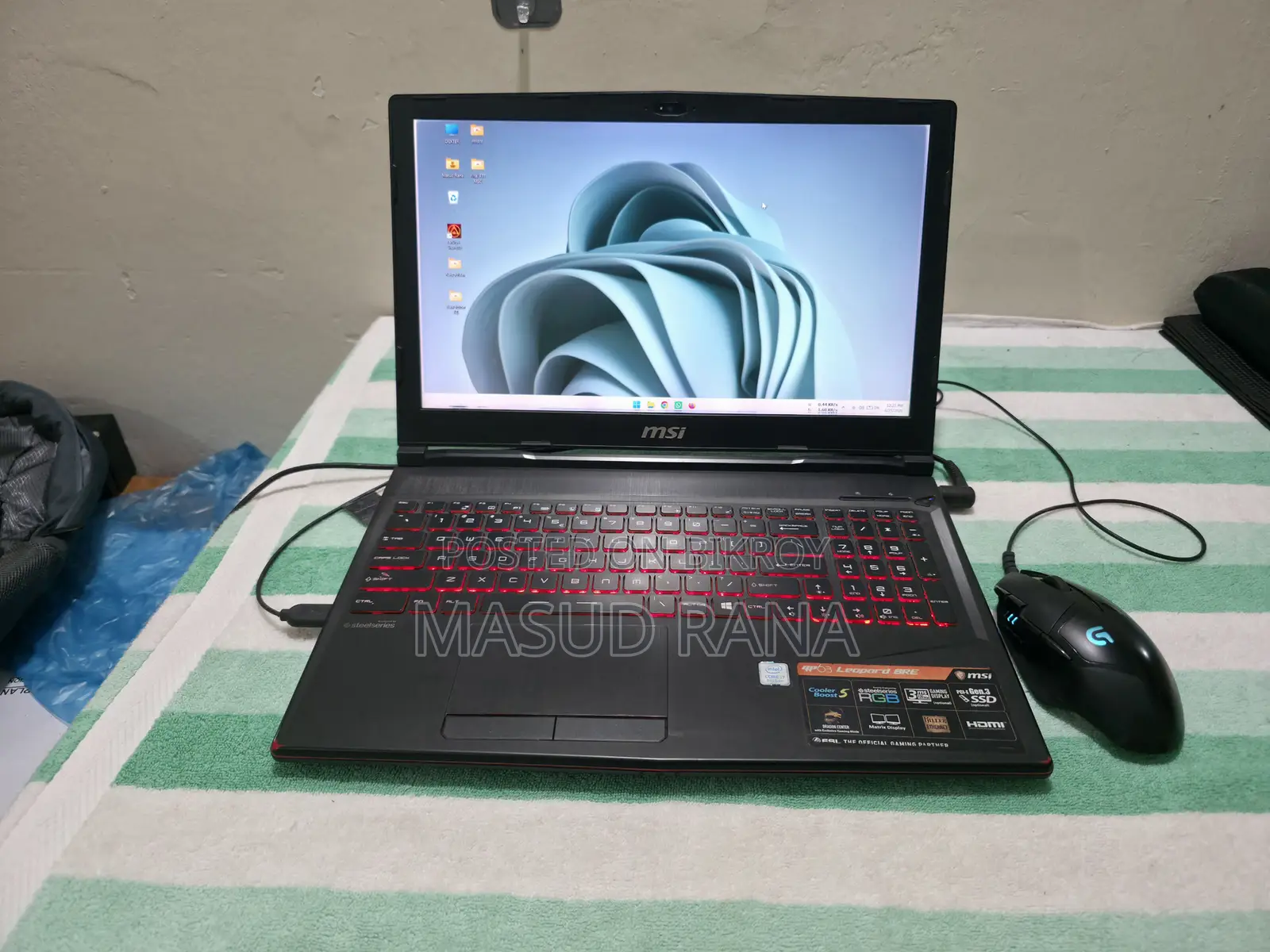 Laptop MSI GP63 Leopard 8RE 32GB Intel Core i7 SSD 750GB