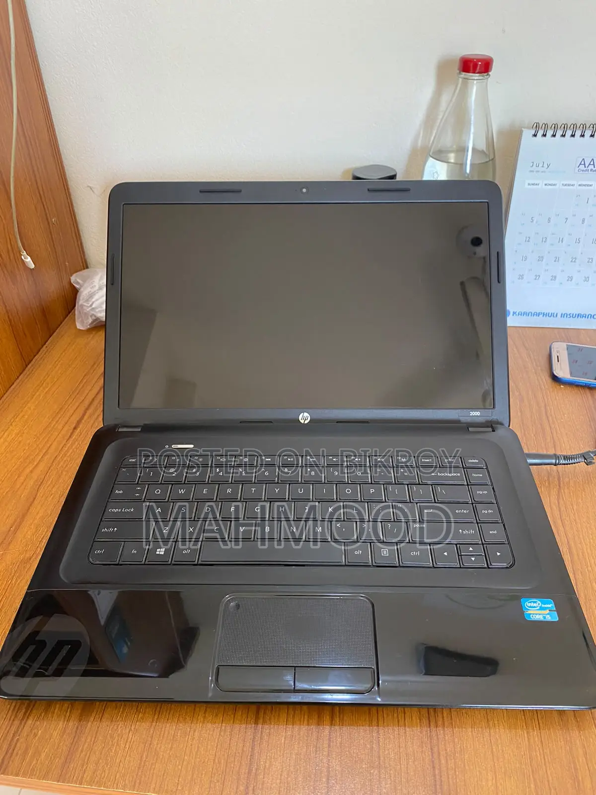 Laptop HP 4GB Intel Core I5 SSD 256GB