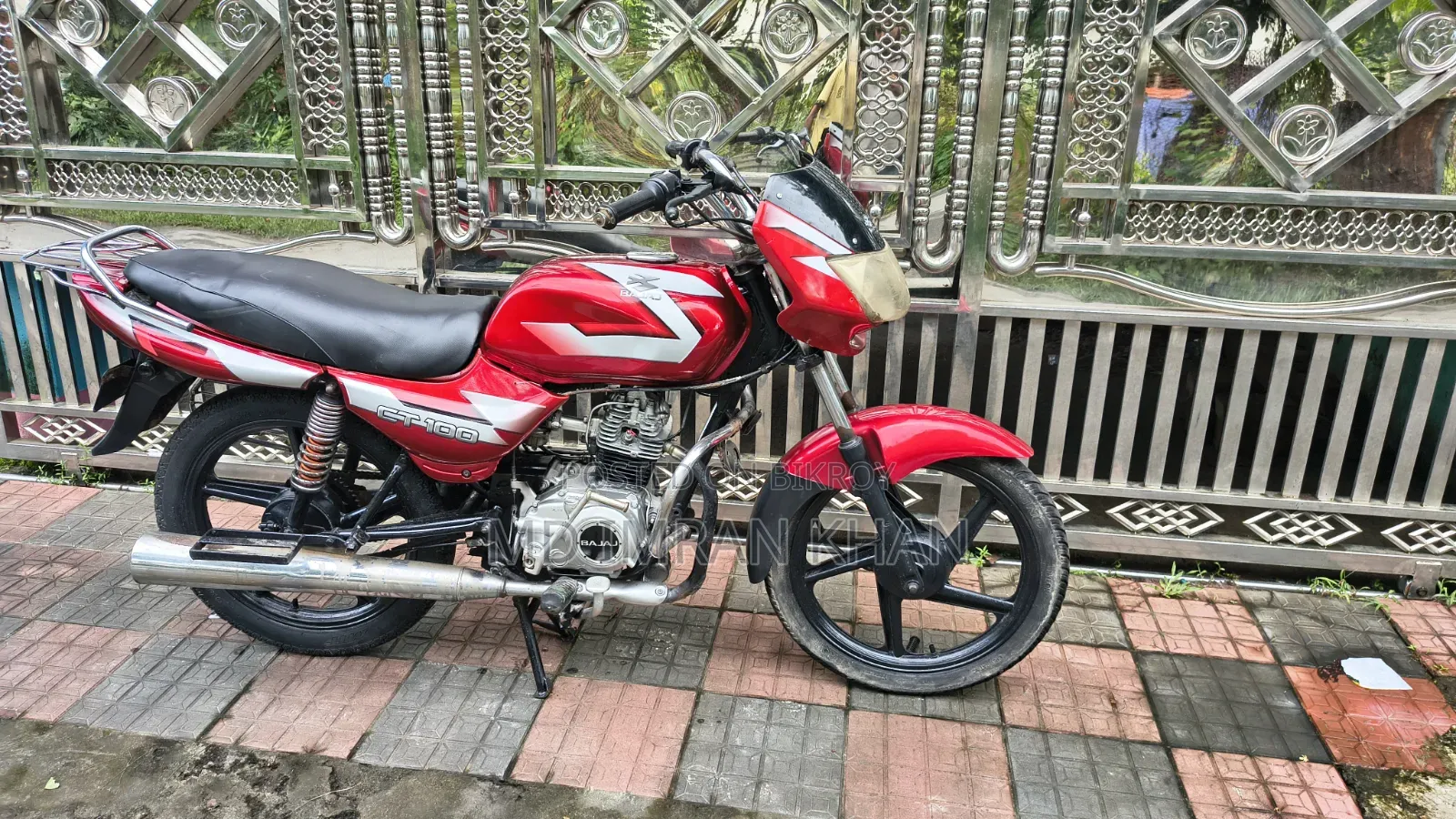 Bajaj CT 100 2015 Red