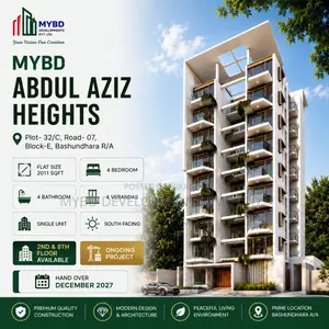 মাইবিডি আব্দুল আজিজ, বসুন্ধরায় ৪ বেডরুমের অ্যাপার্টমেন্ট বিক্রয়