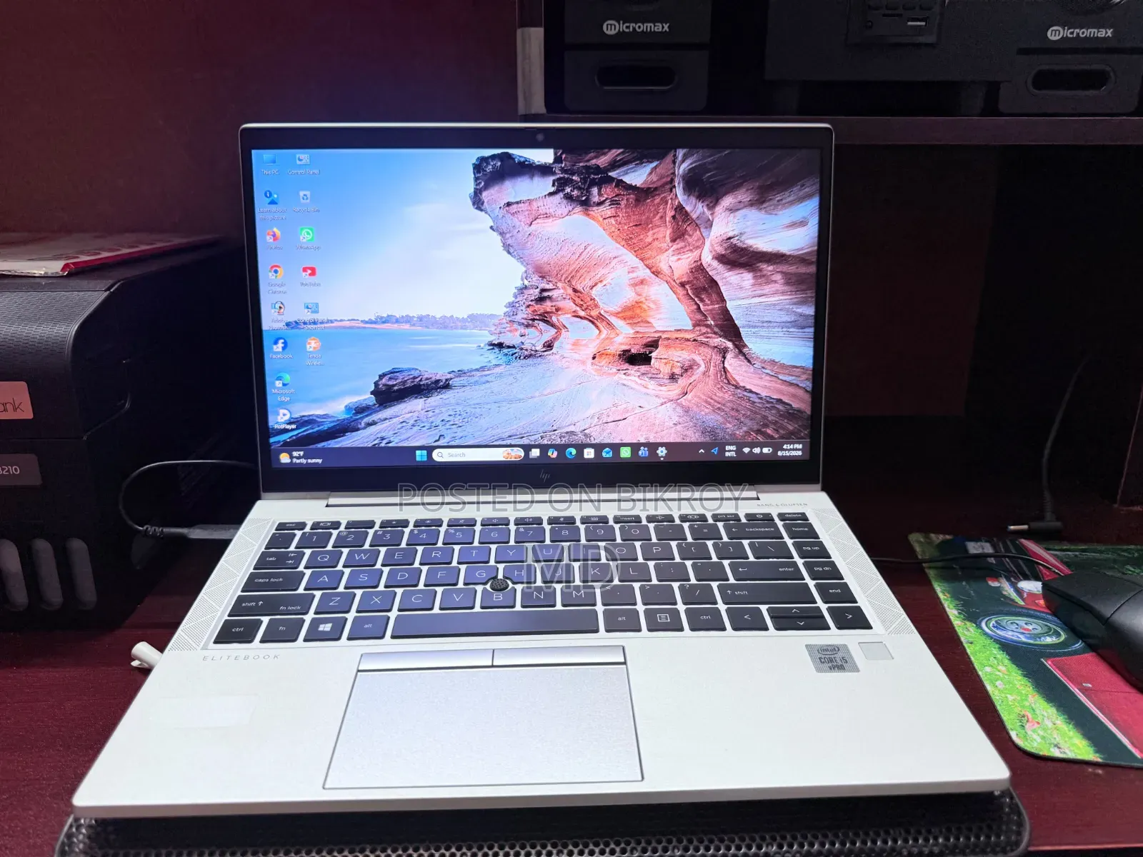 Laptop HP EliteBook 840 G7 8GB Intel Core i5 eMMC 256GB