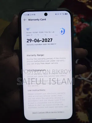 New Tecno Pova 7 Pro 5G 256 GB Green