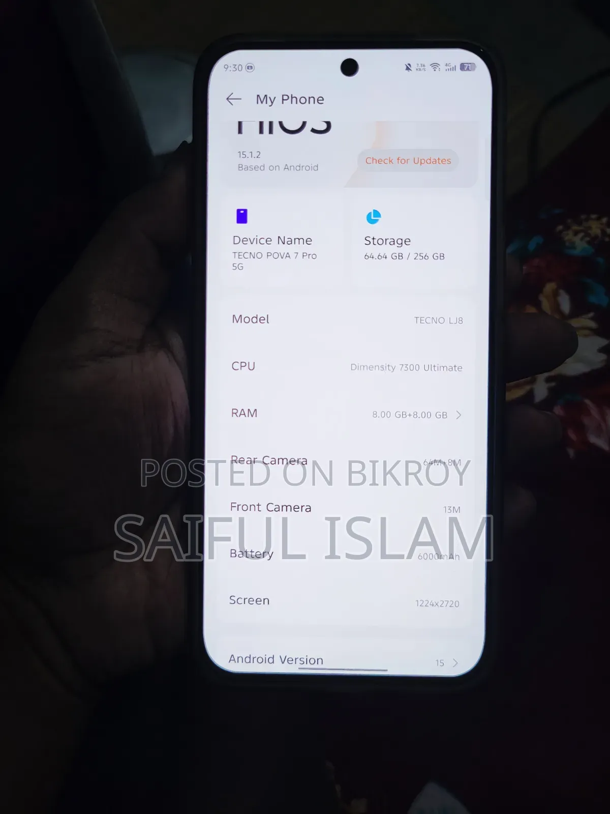 New Tecno Pova 7 Pro 5G 256 GB Green