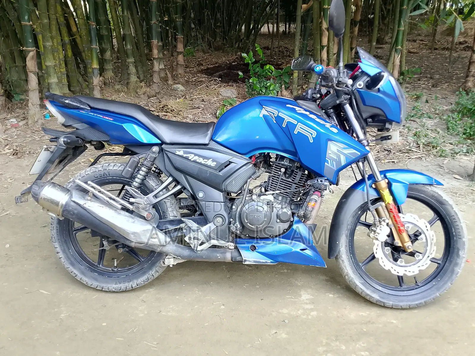 TVS Apache RTR 160 2V 2017 Blue