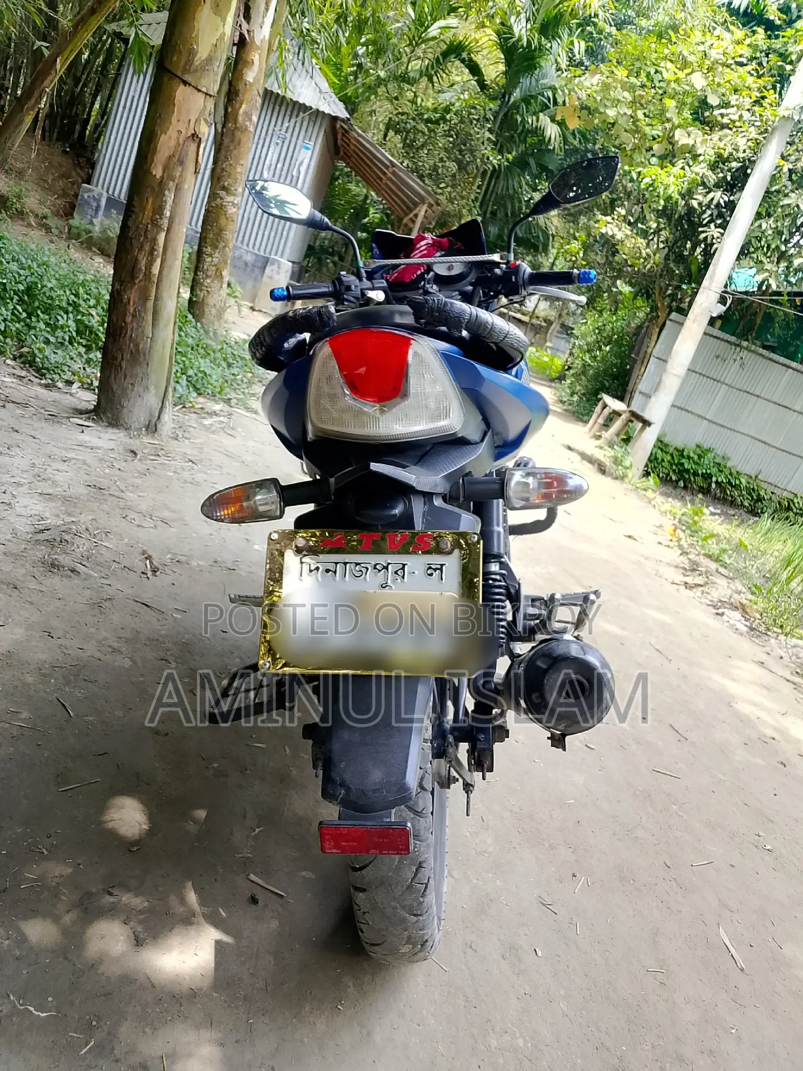 TVS Apache RTR 160 2V 2017 Blue