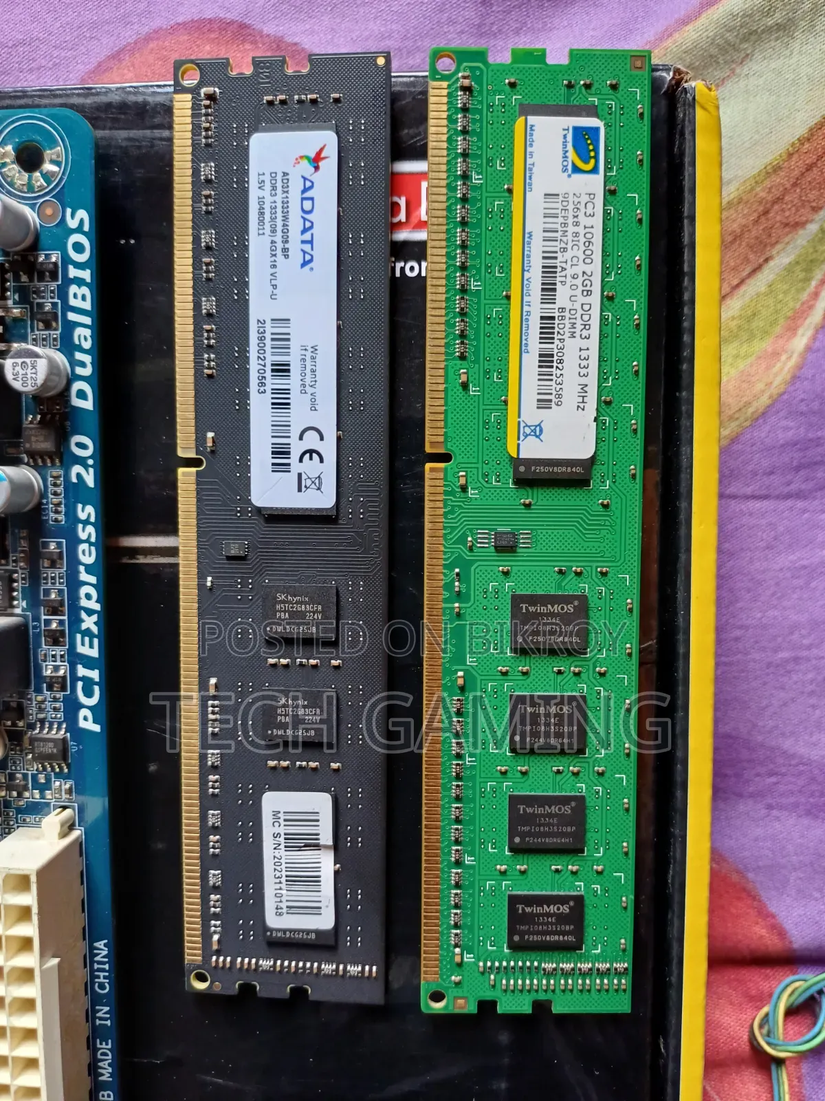 Duel Core CPU+Gigabyte H61+6GB RAM COMBO