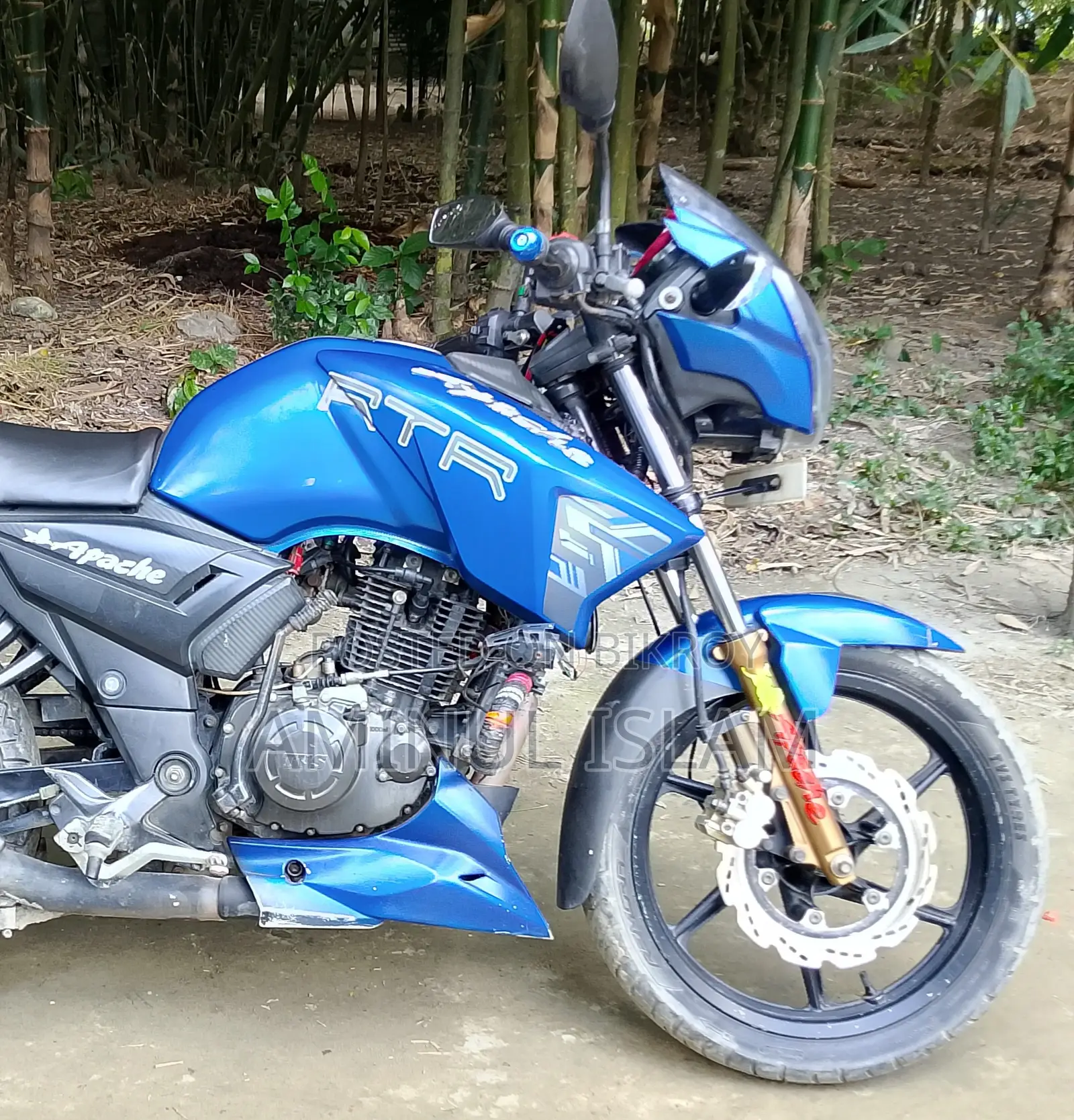 TVS Apache RTR 160 2V 2017 Blue