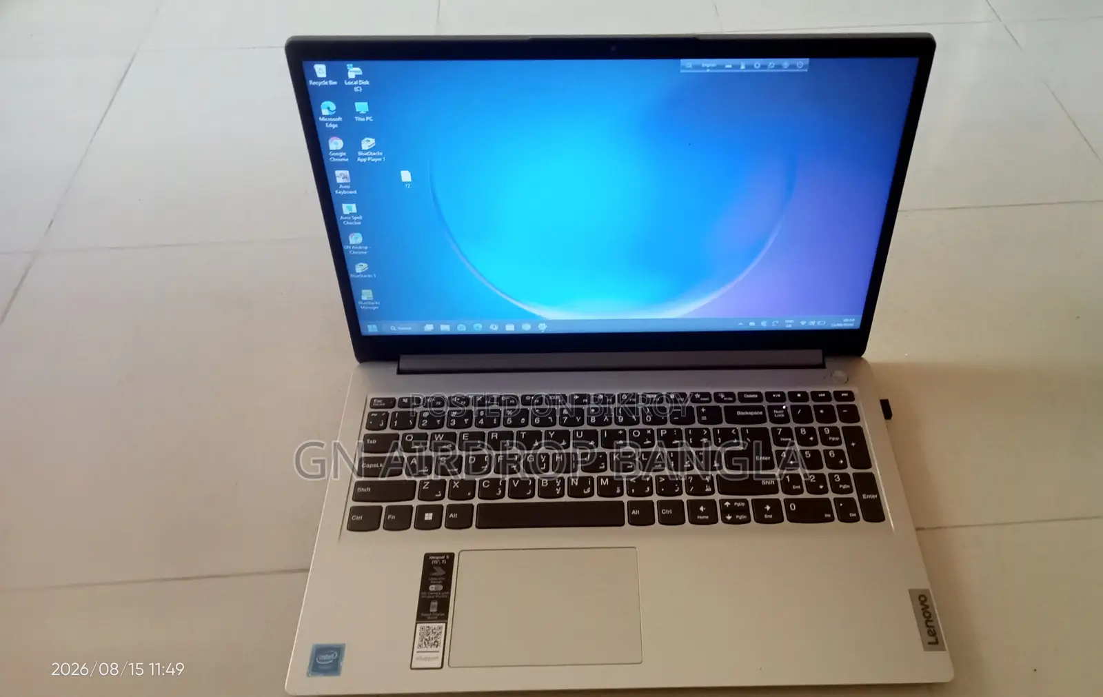 Laptop Lenovo IdeaPad 1 4GB Intel SSD 256GB