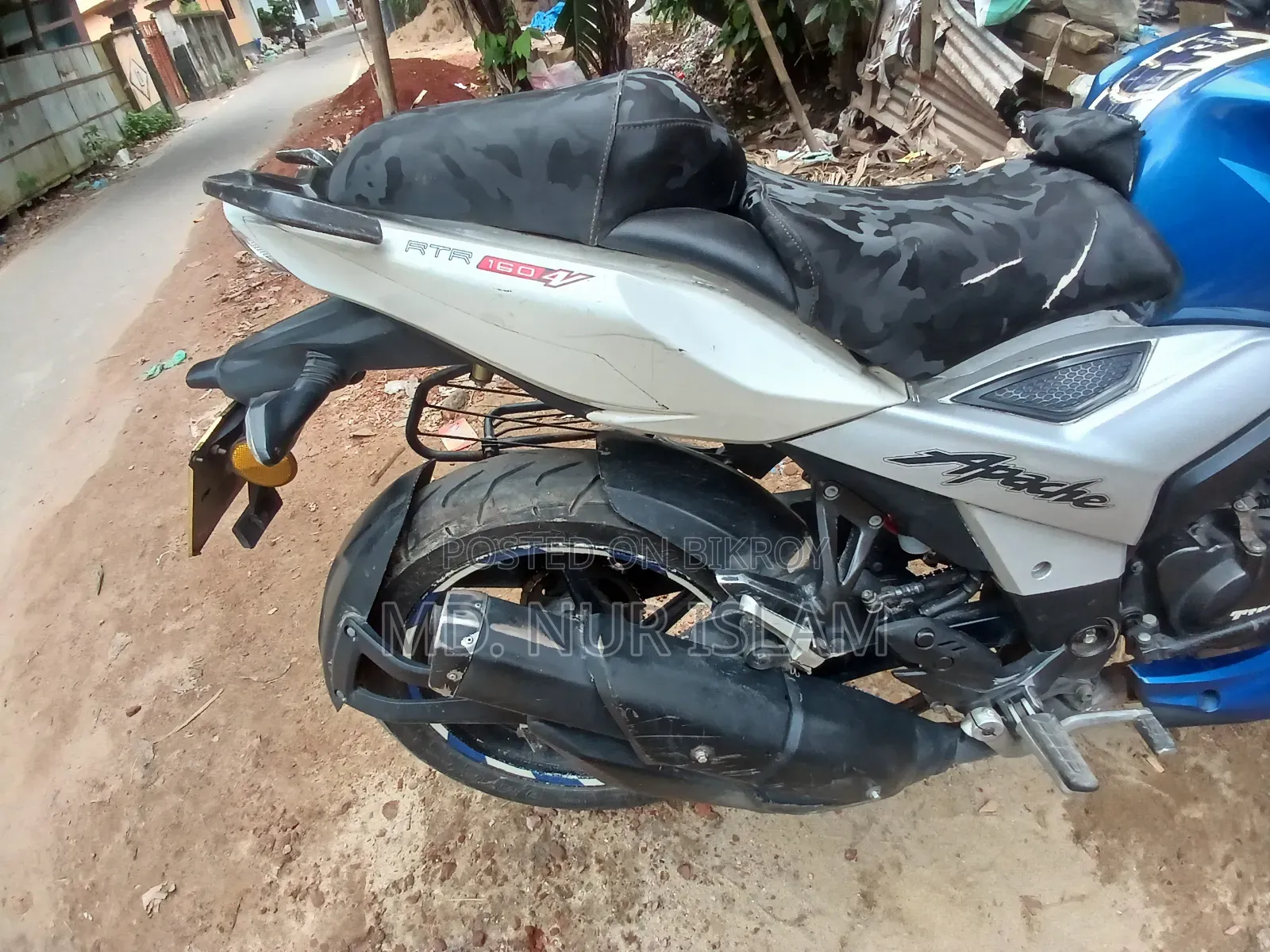 TVS Apache 160 4V 2021 Blue